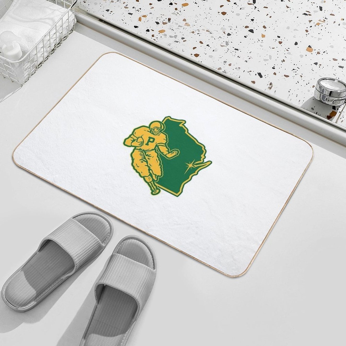 PACKER BACKER Easy To Clean Bath Mat