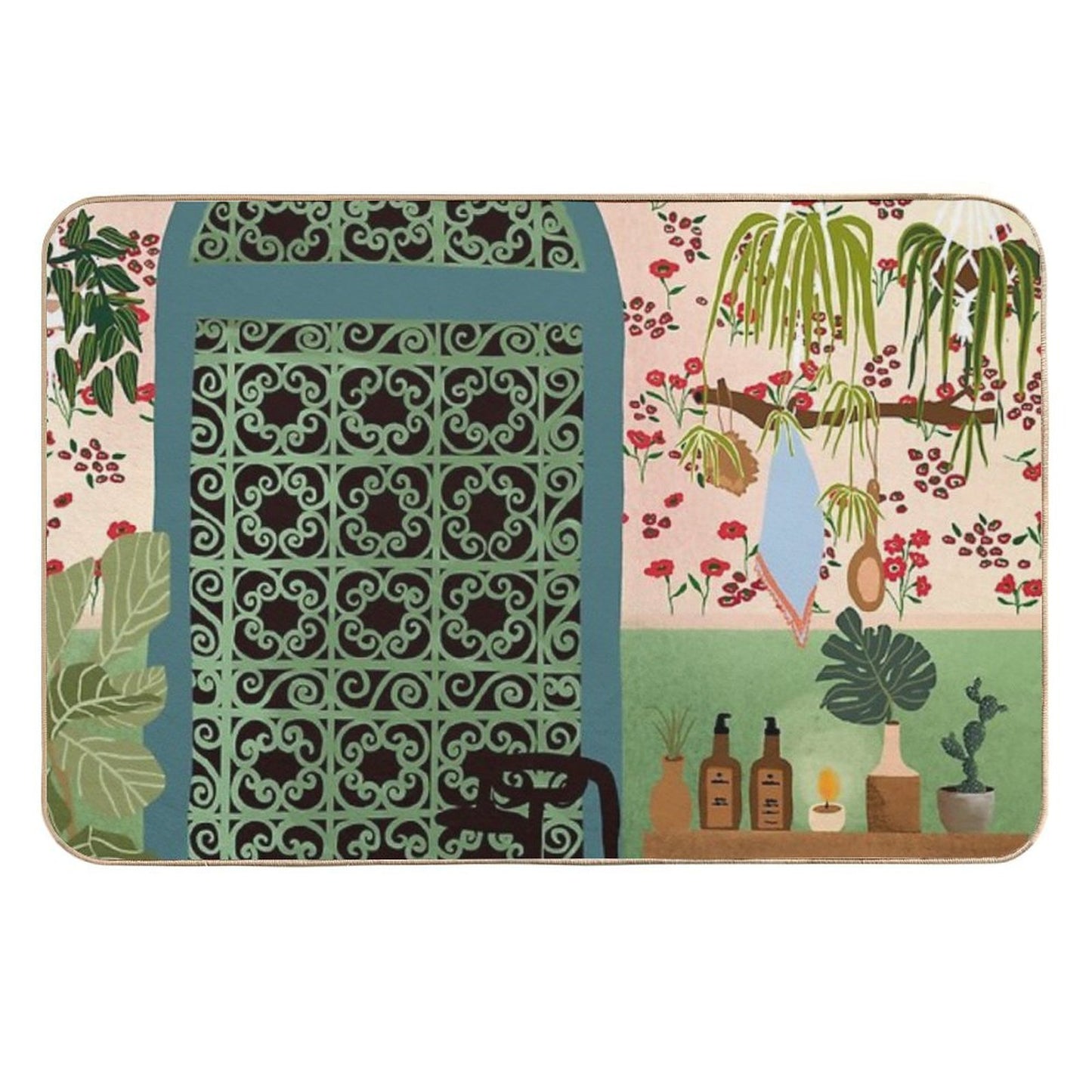 Night Bath Stain-Proof Bath Mat