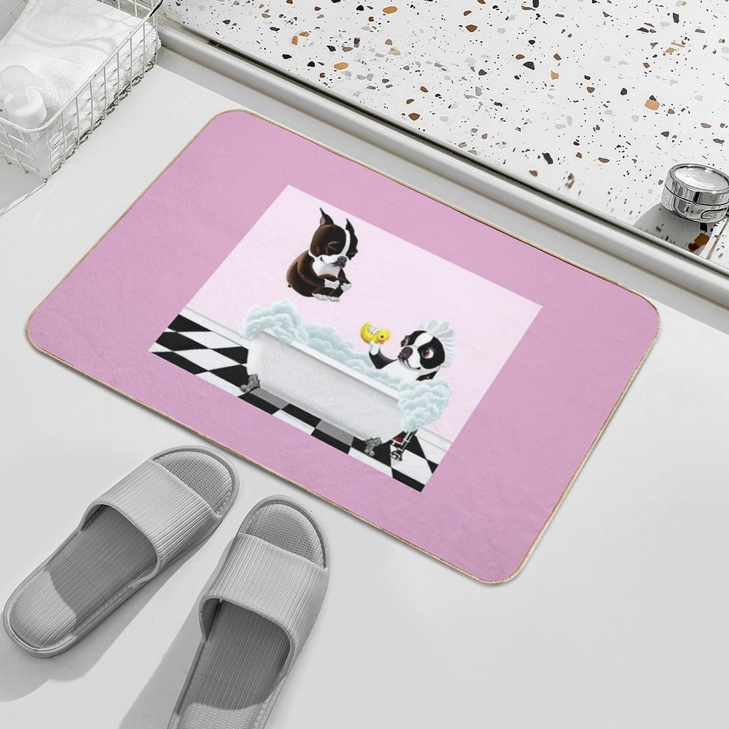 Boston Bath Time High-Traffic Bath Mat