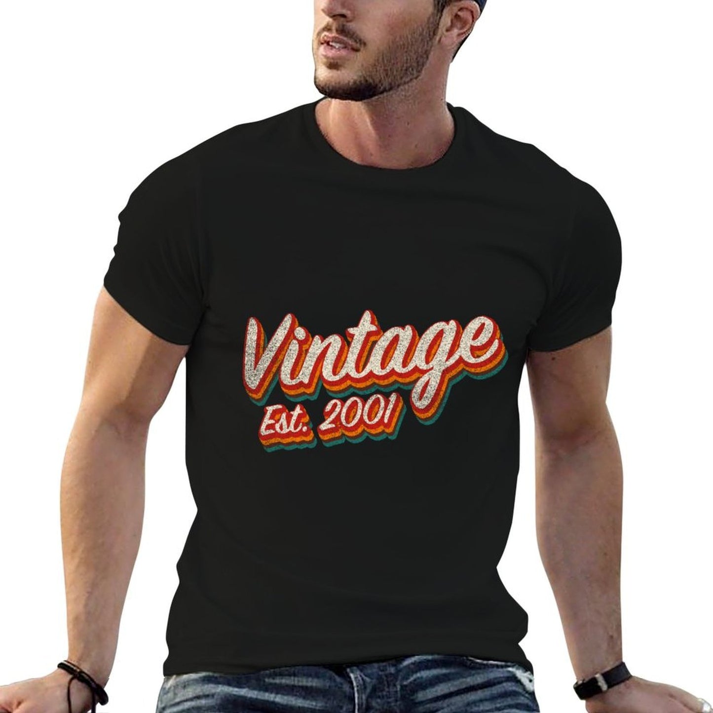 Vintage 2001 21st Birthday Limited Edition 21 Year Old Cotton T-Shirt