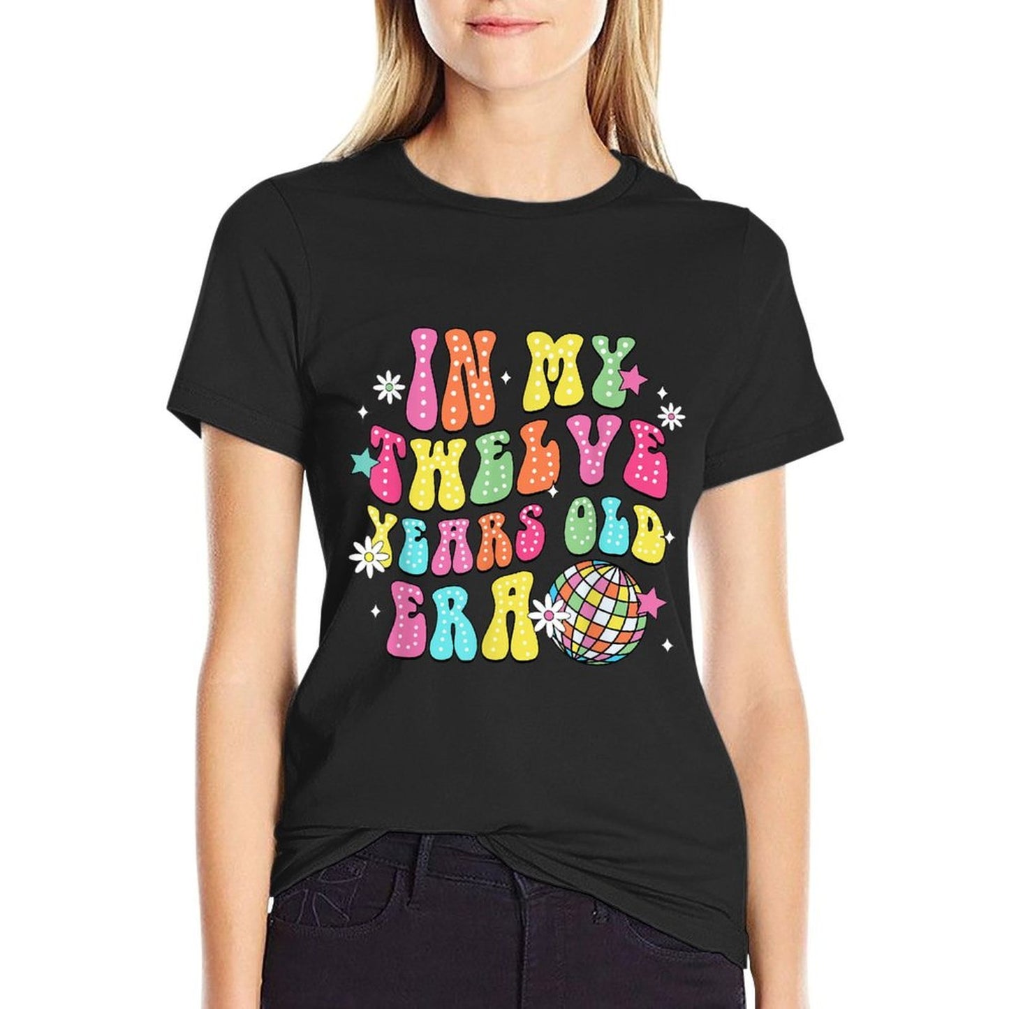 Retro In My Twelve Years Old Era Kids Girls 12th Birthday Vintage-inspired T-Shirt