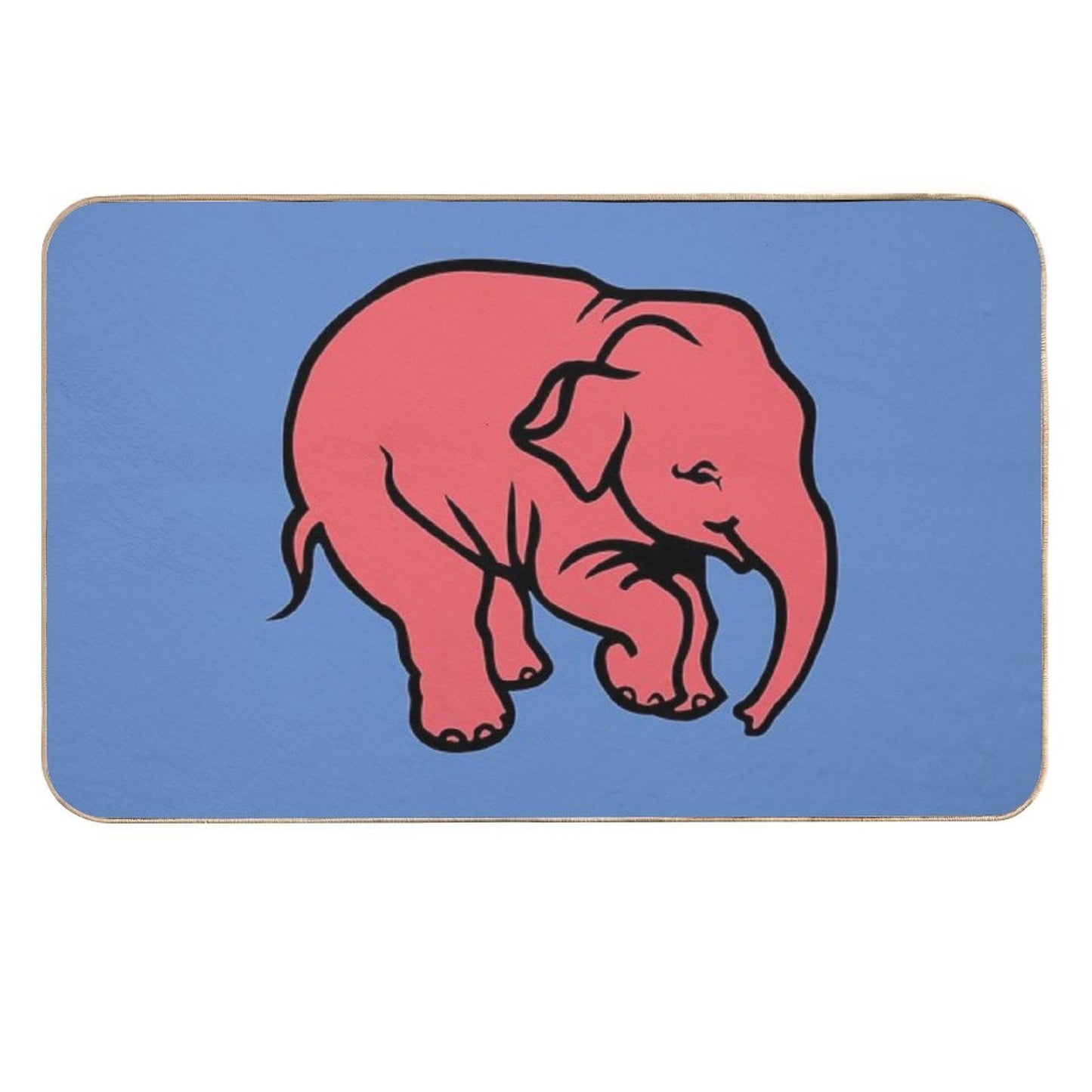 Delirium Elephant Slip-Resistant Bath Mat