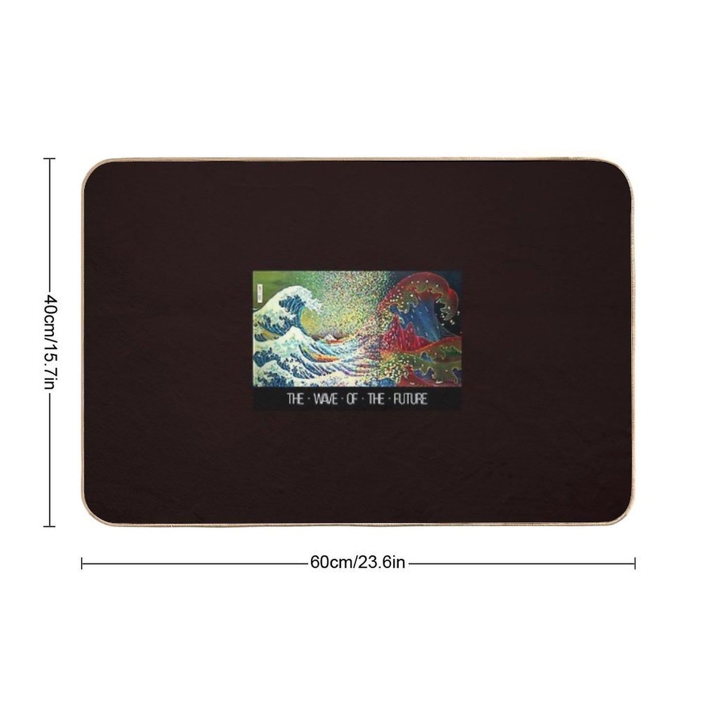 The Wave Of The Future Easy Maintenance Bath Mat