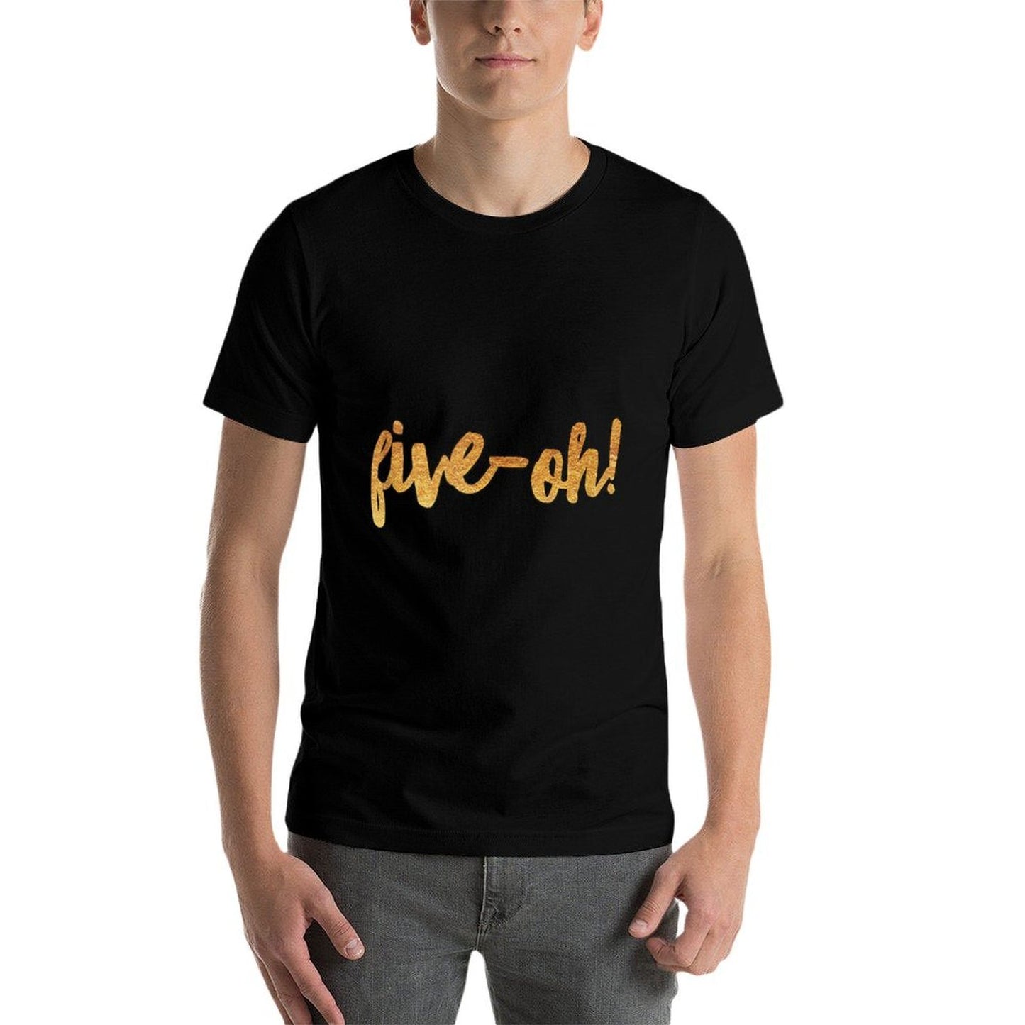 50th Birthday Gift Party Big Five Oh Fifty Cotton T-Shirt