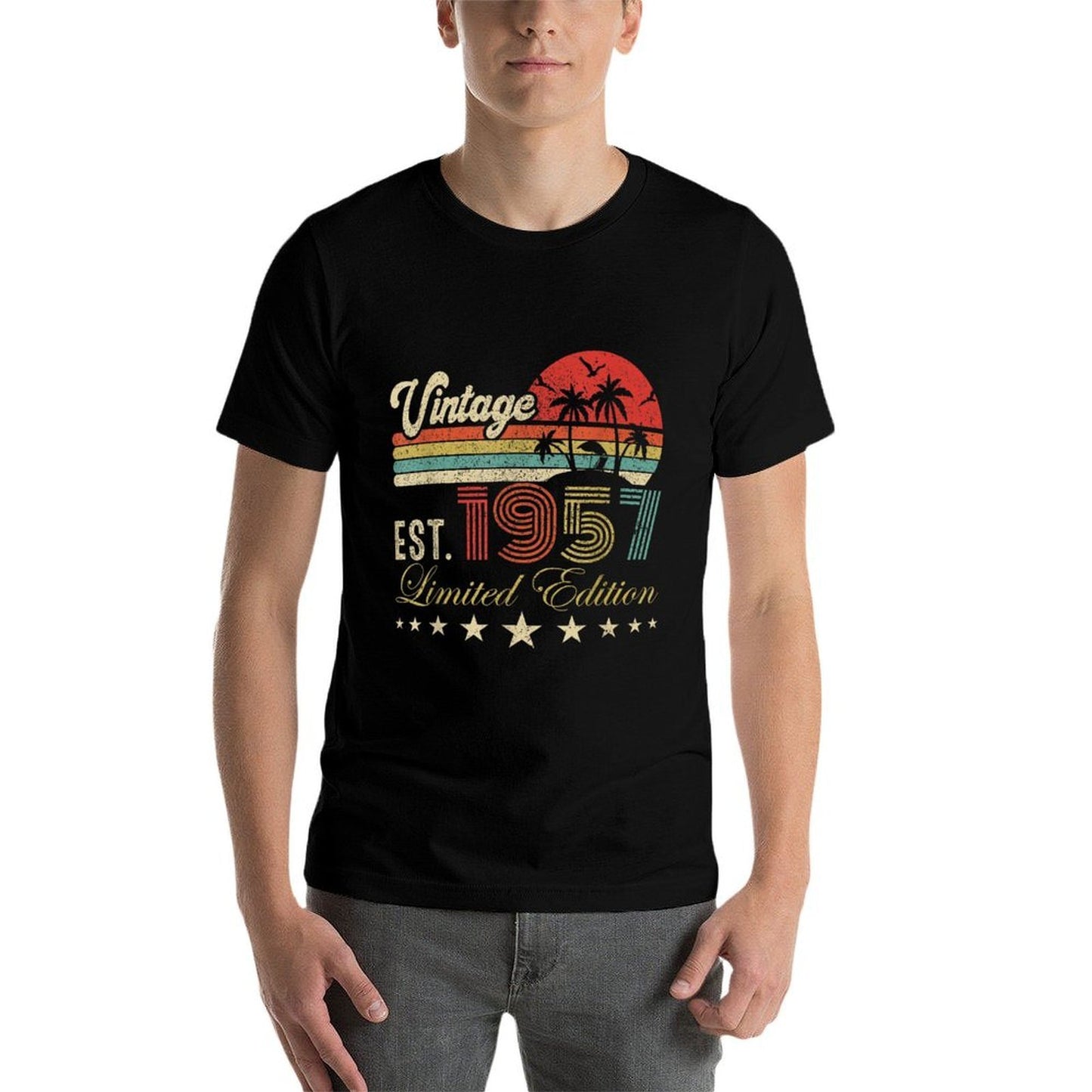 68th Birthday Born 1957 Vintage Limited Edition 68 Birthday Soft T-Shirt