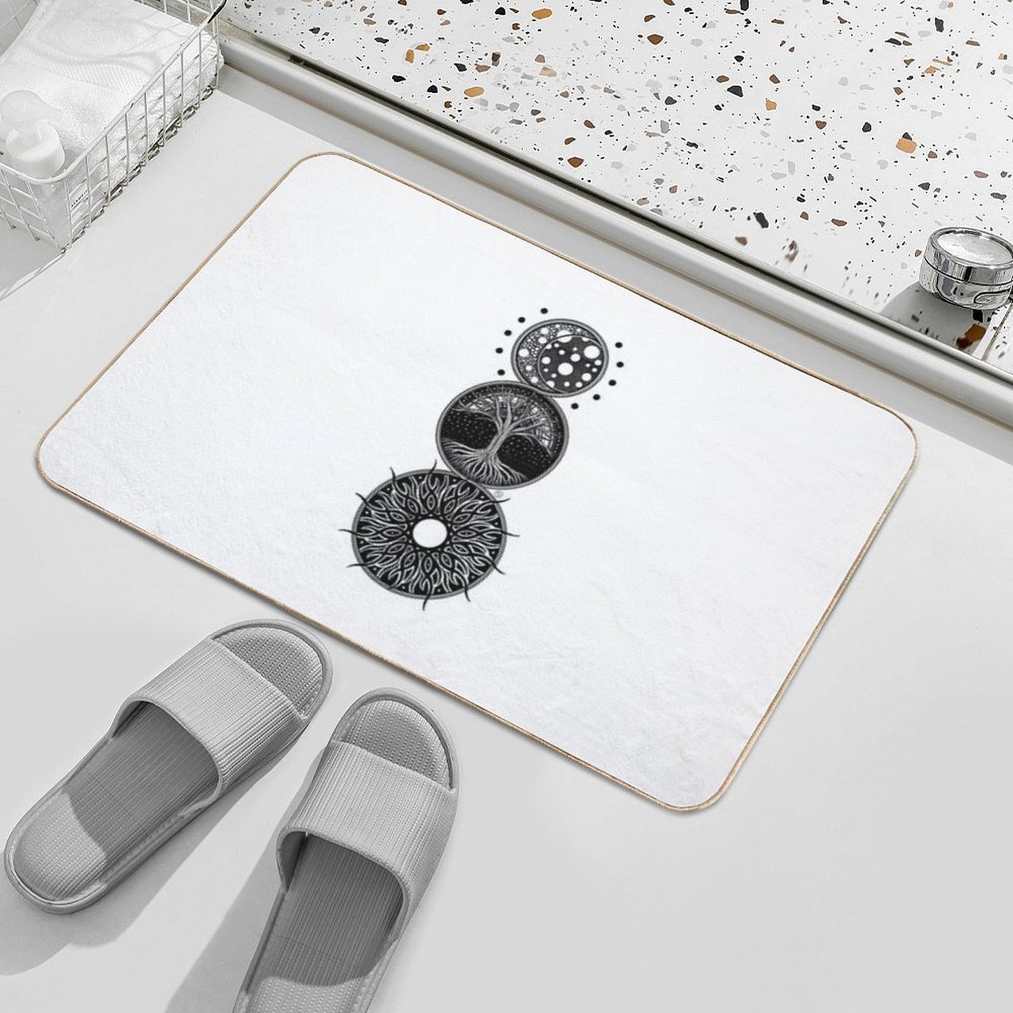 EP. MOON LIFE SUN Odorless Bath Mat