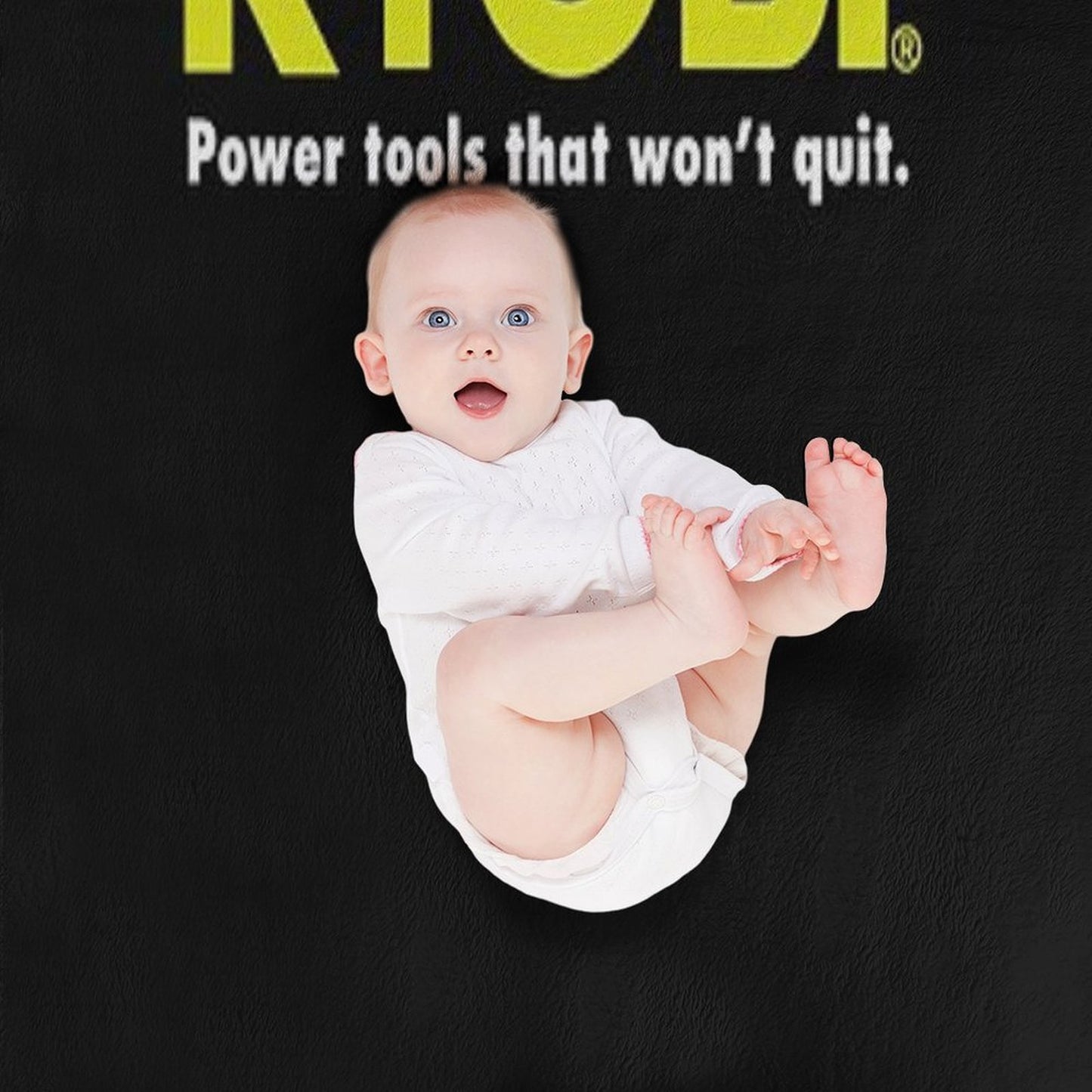 POWER TOOLS RYOBI LOGO Sustainable Throw Blanket