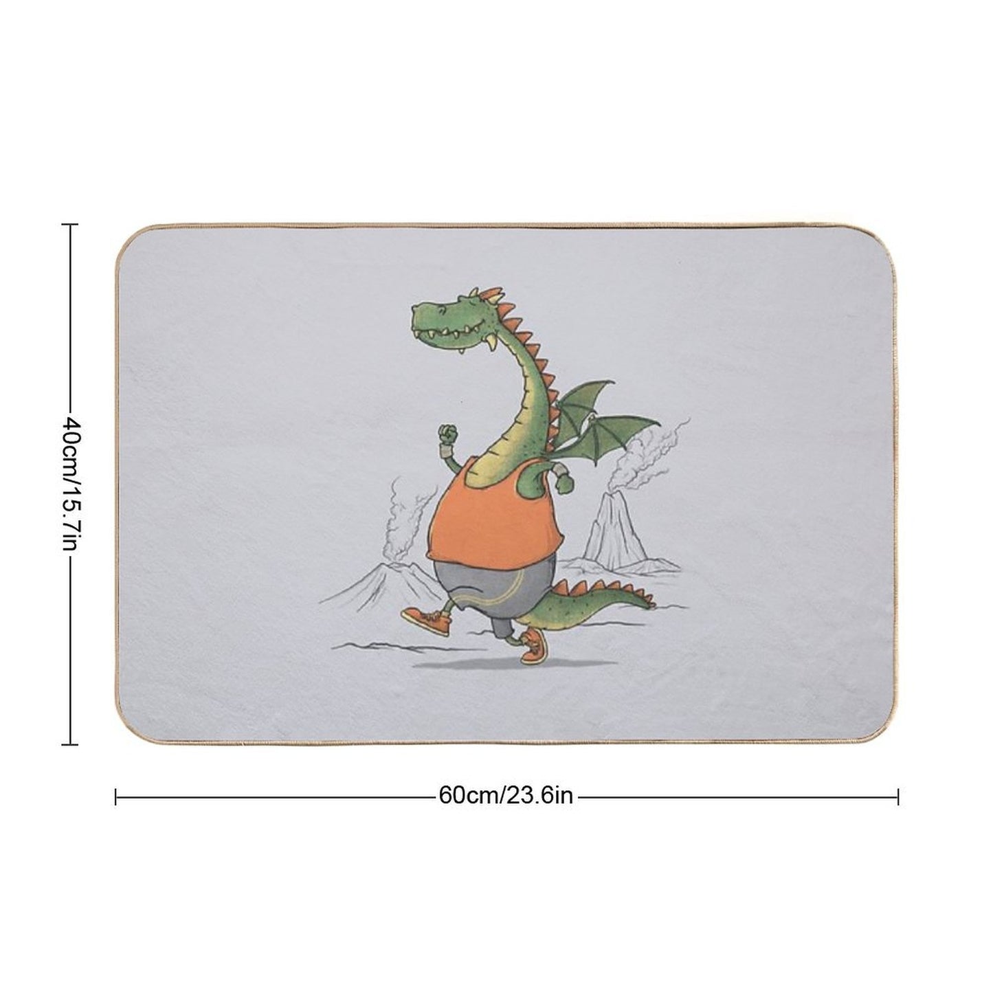 Morning Run Anti-Trip Bath Mat