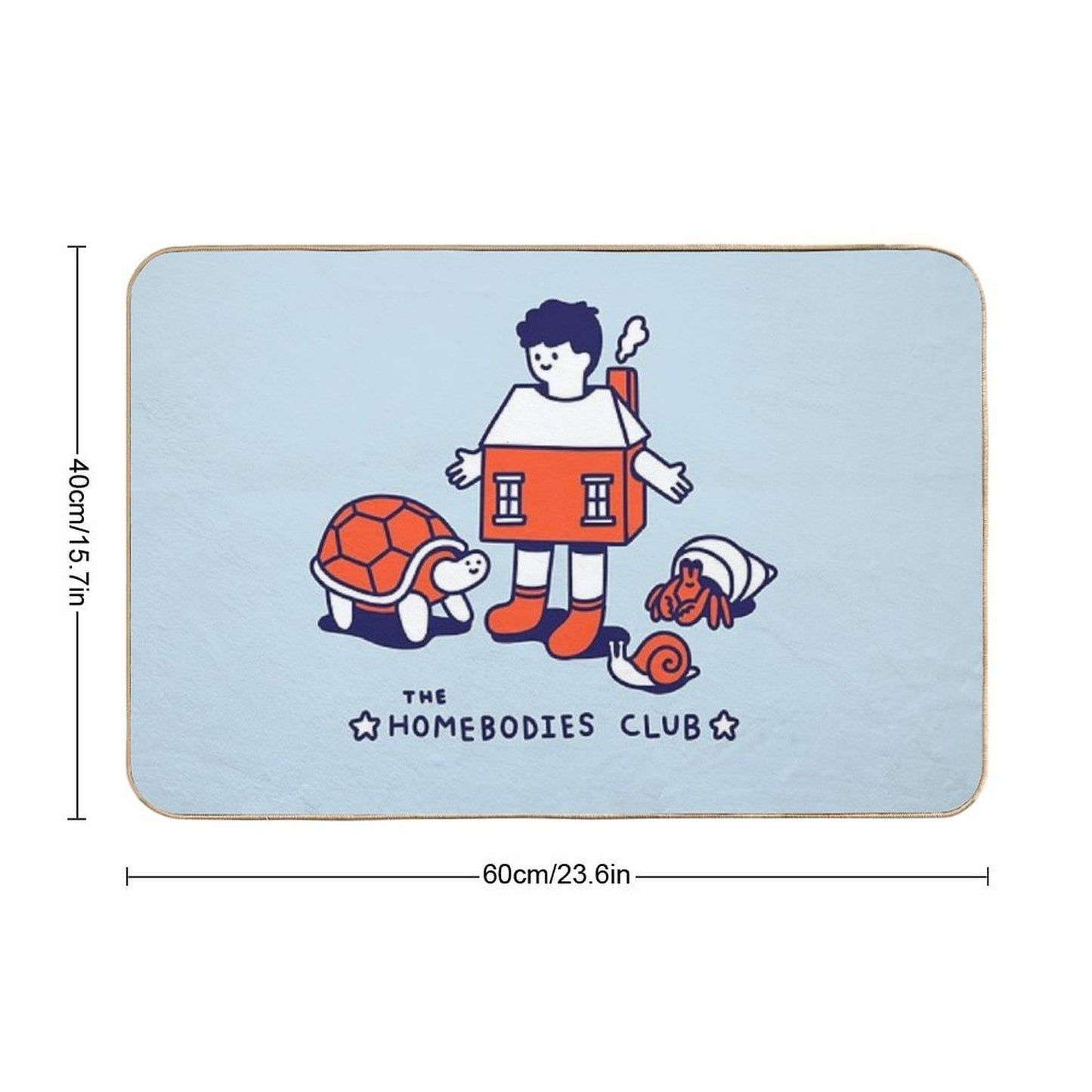 The Homebodies Club Easy Maintenance Bath Mat