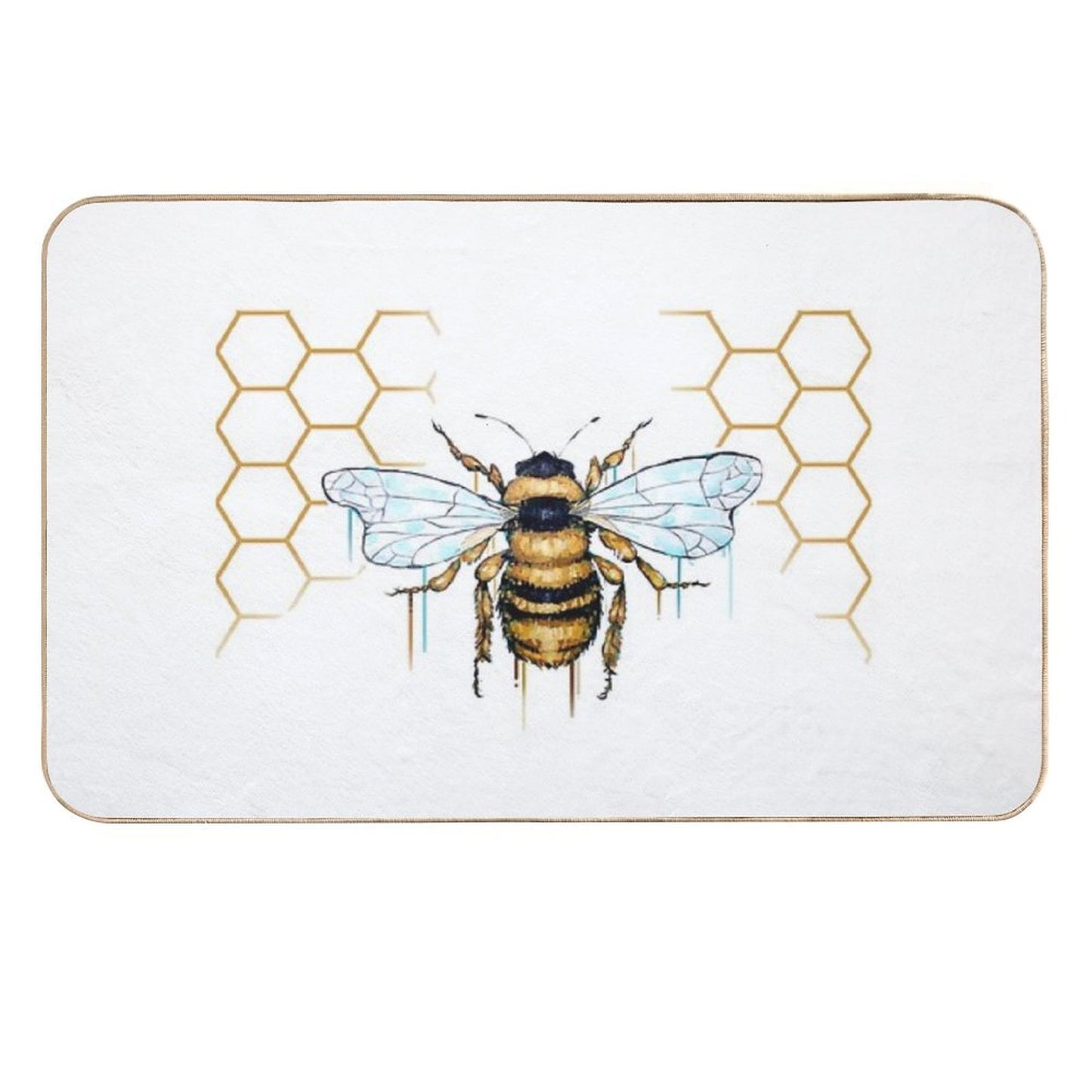 Bumble Bee Repositionable Bath Mat
