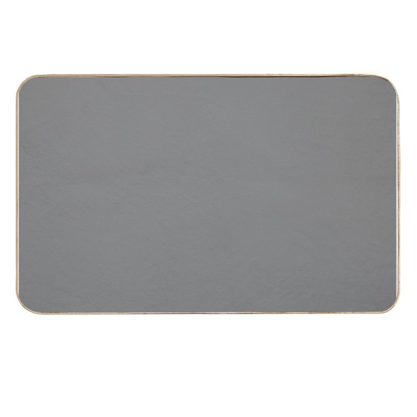 Plain Gray - Grey Versatile Bath Mat