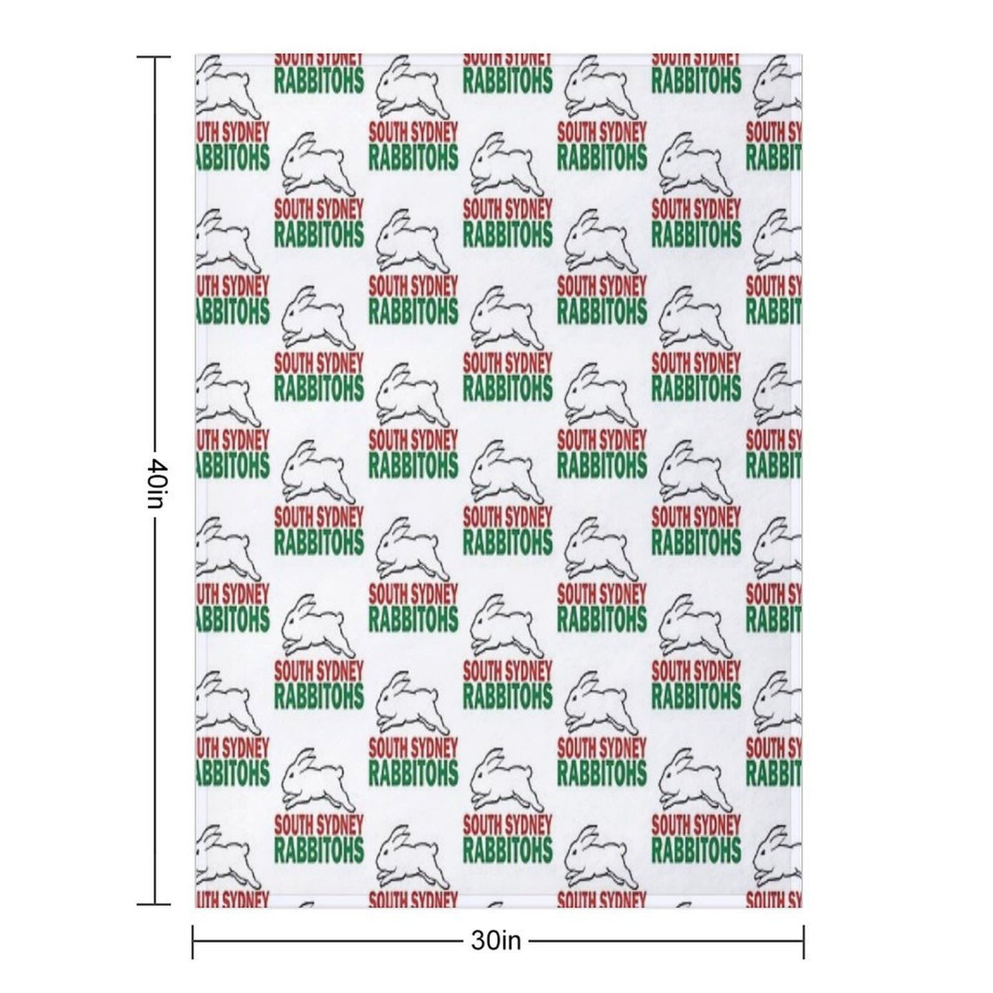 South Sydney Rabbitohs Versatility Throw Blanket