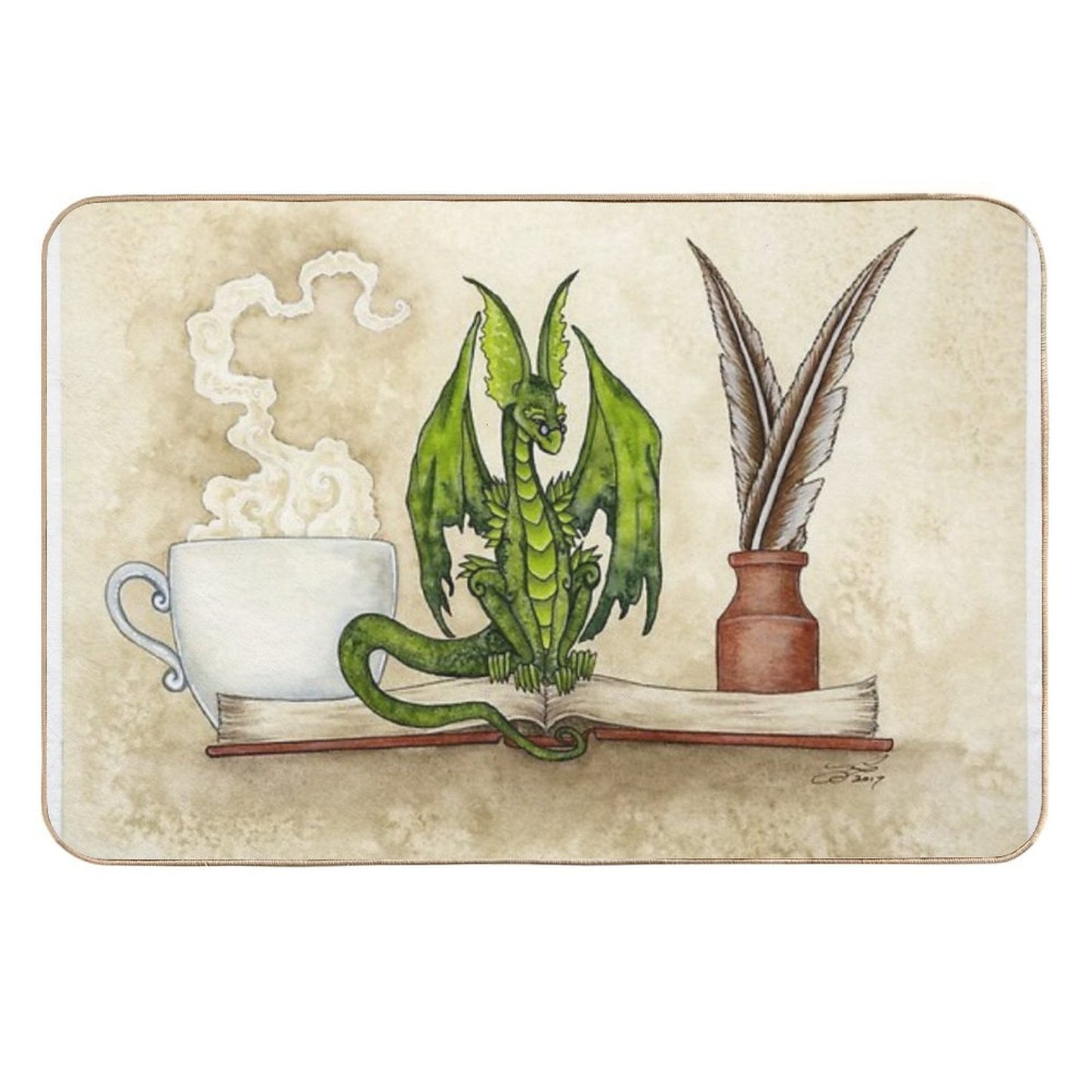 The Scholar Pet-Safe Bath Mat