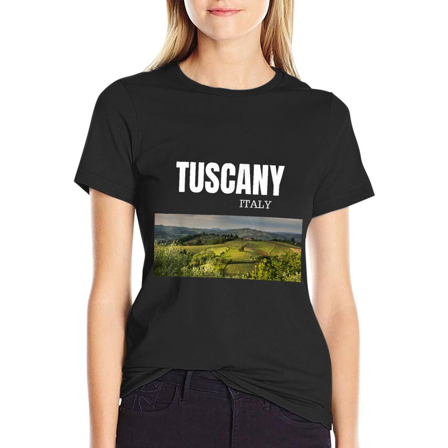 Tuscany Italy Landscape T-shirt Versatile T-Shirt