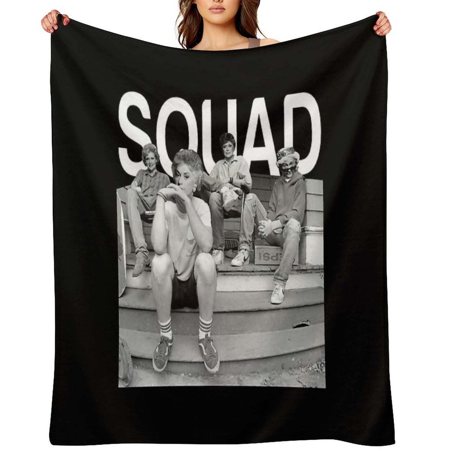 Copy of Stay Golden Plush Throw Blanket