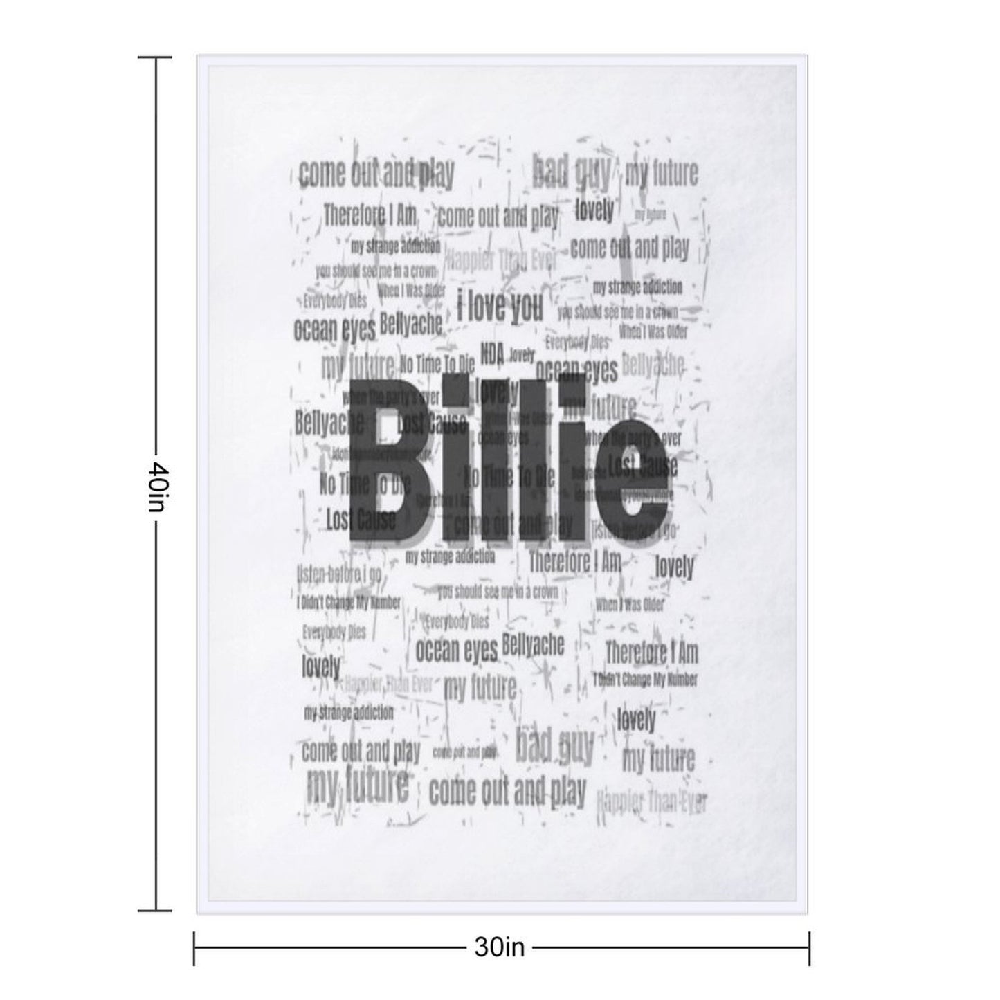 Billie's Song Title Eco-conscious Throw Blanket