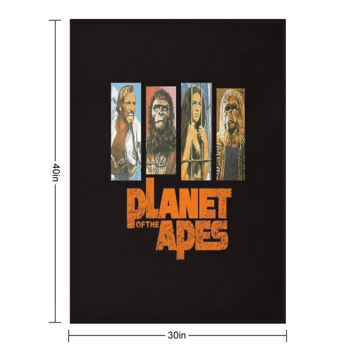 Film - Planet Of The Apes Eco-conscious Throw Blanket