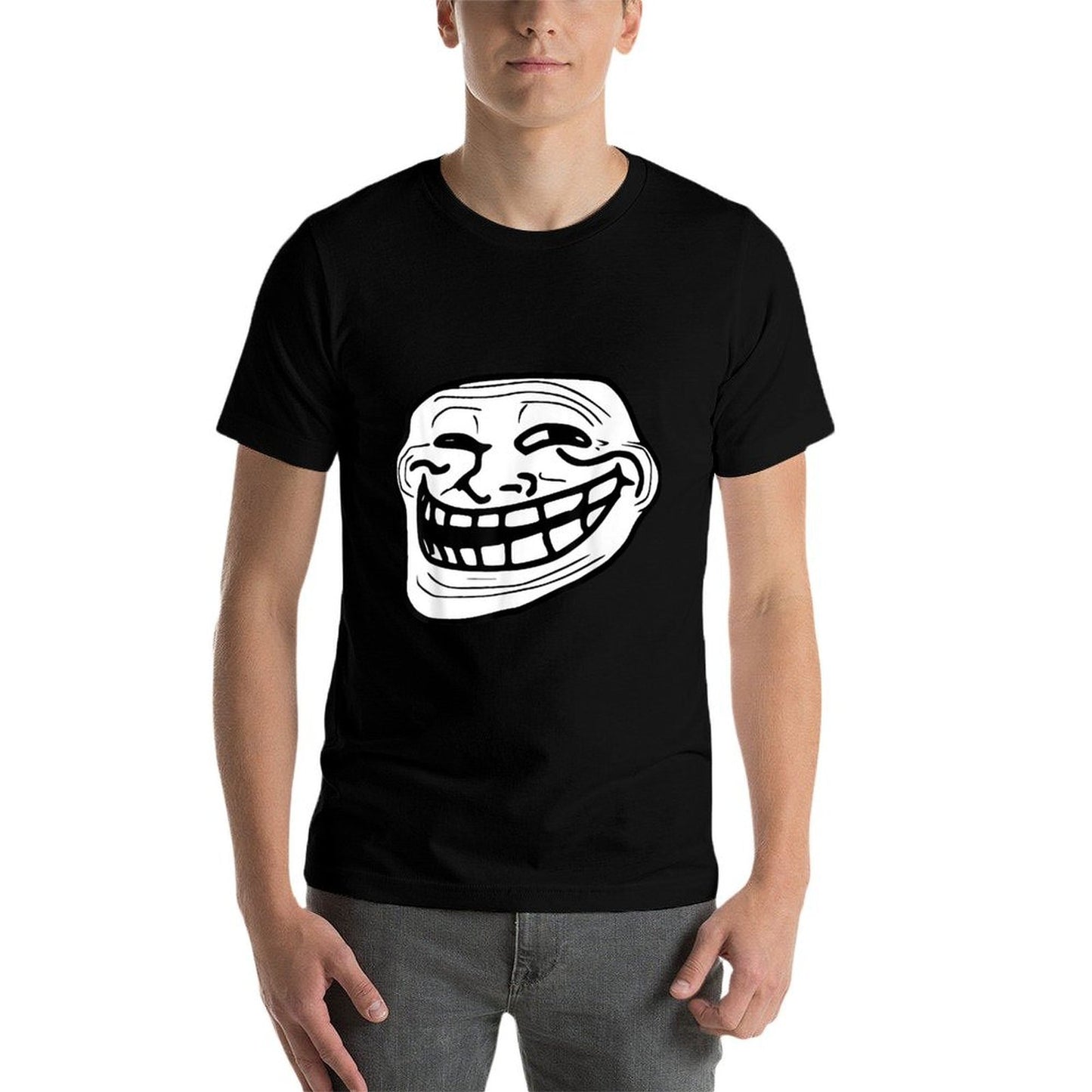 Troll Face Meme Funny Dank Meme Troll Face Breathable T-Shirt
