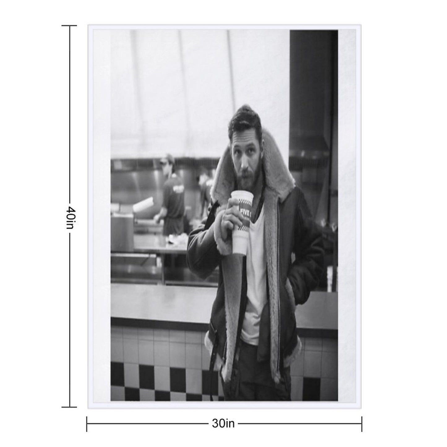 Tom Hardy Shrink-resistant Throw Blanket