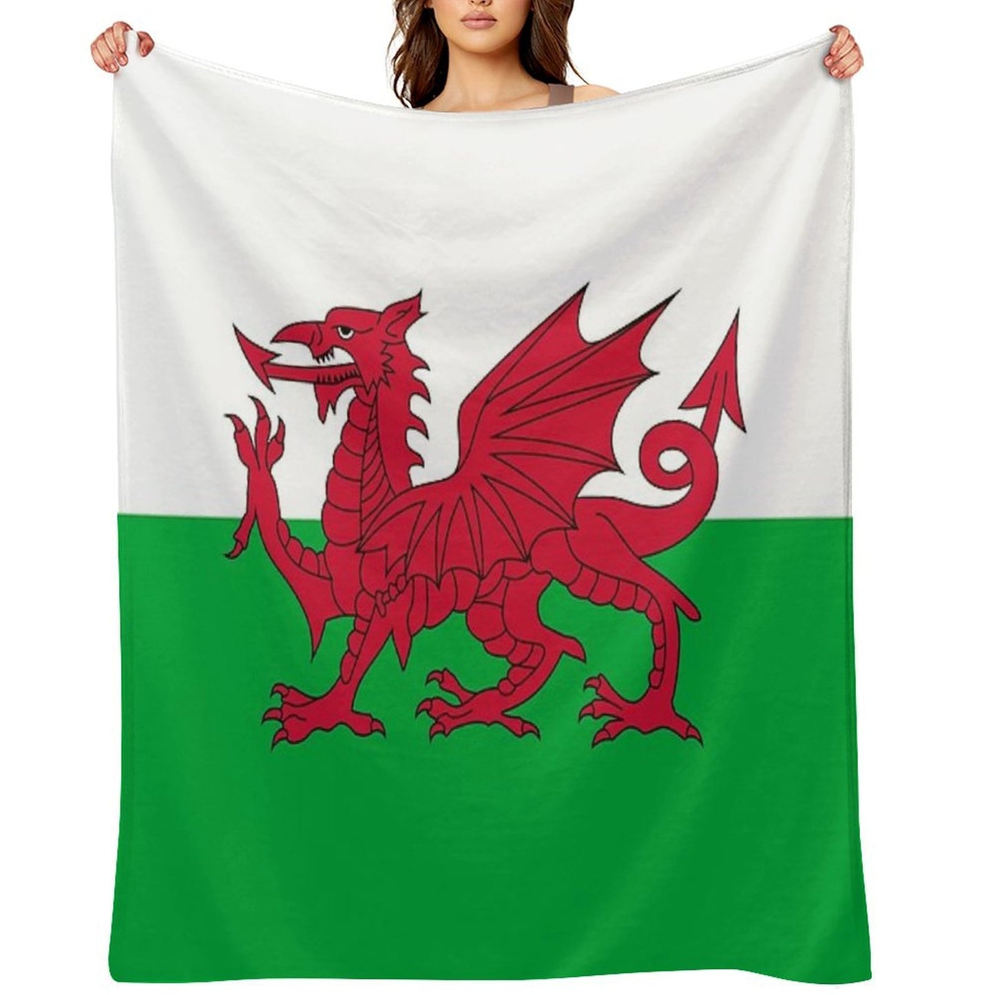 Flag of Wales - Welsh Flag Premium Throw Blanket
