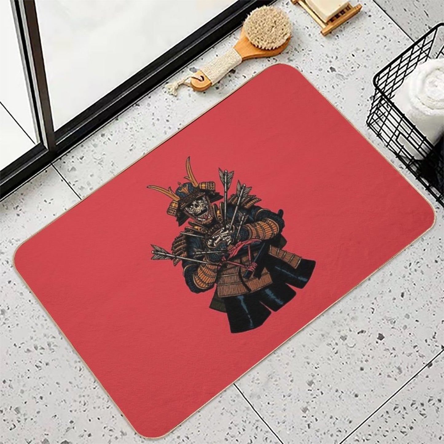Dead Samurai Easy To Clean Bath Mat