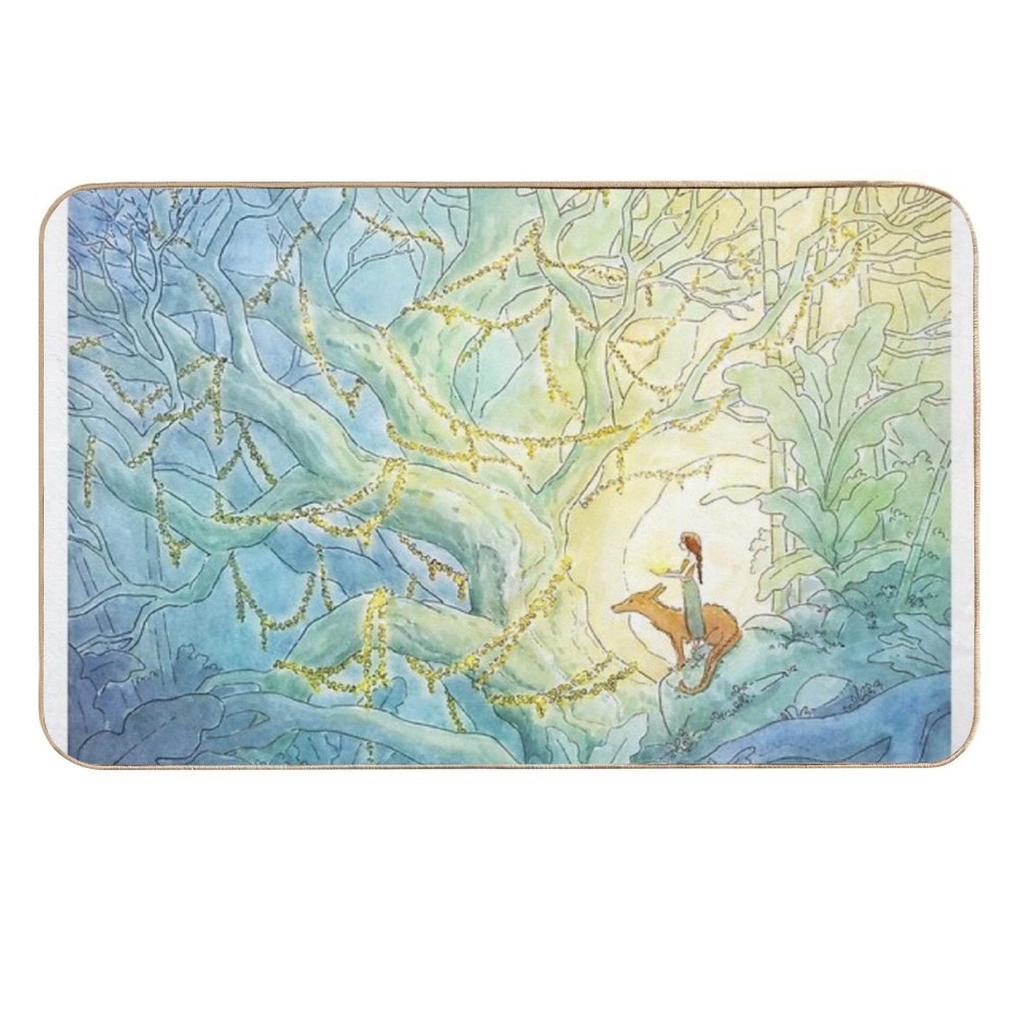 An Offering Of Light Multi-Purpose Bath Mat