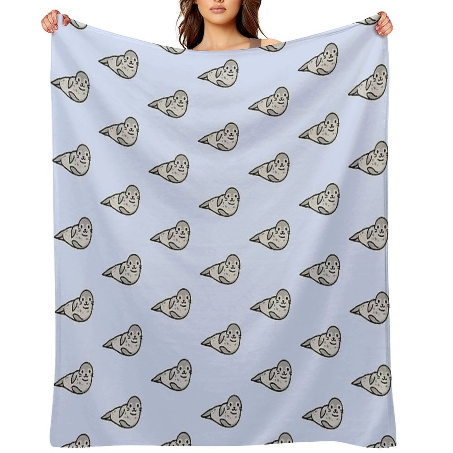 Grey Seal Premium Throw Blanket