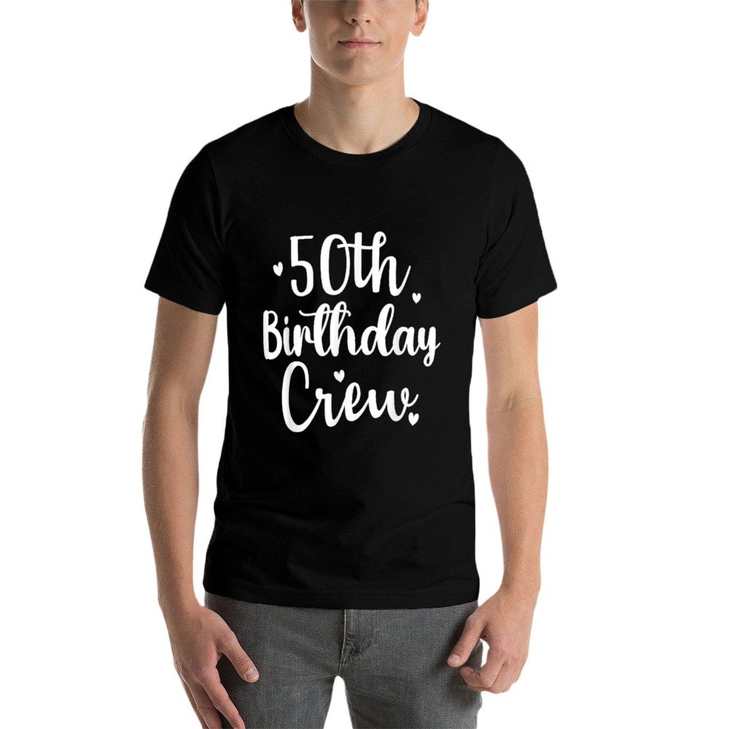 50th Birthday 50th Crew Funny 50th Birthday Group Birthday Comfortable T-Shirt