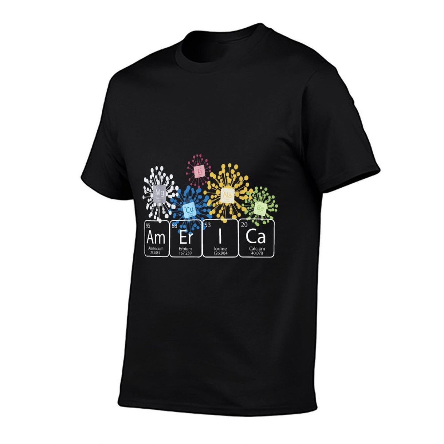 Fireworks Chemistry 4th of July, America Spelled with Th Breathable T-Shirt