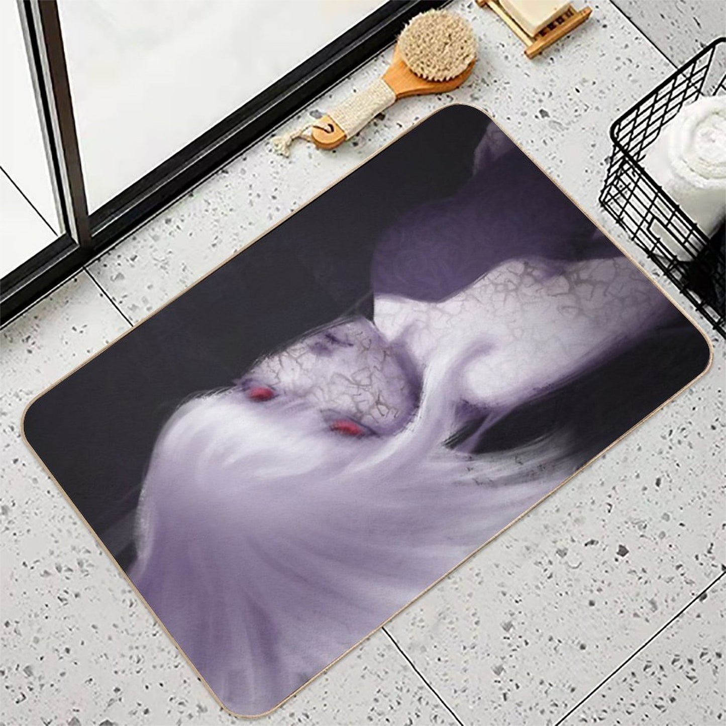 Broken Doll Slip-Resistant Bath Mat