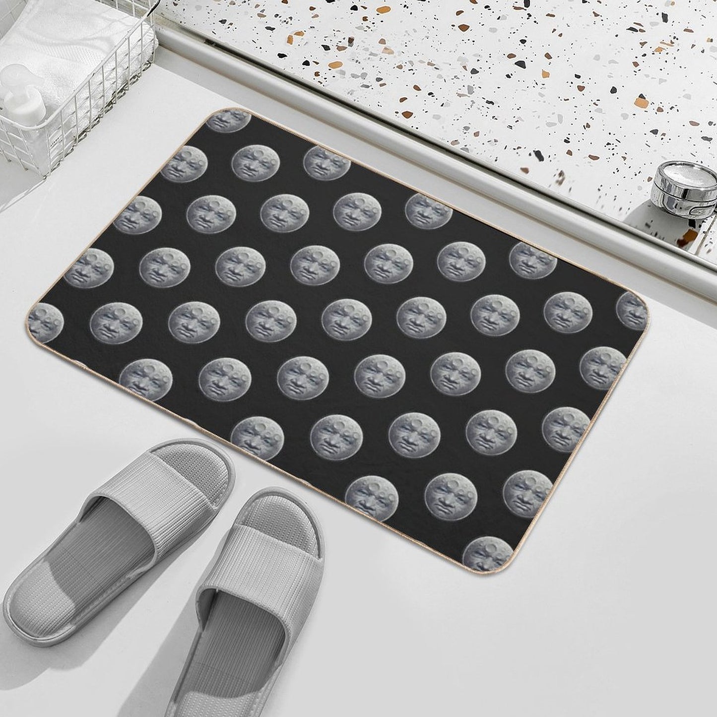 The Moon High-Traffic Bath Mat