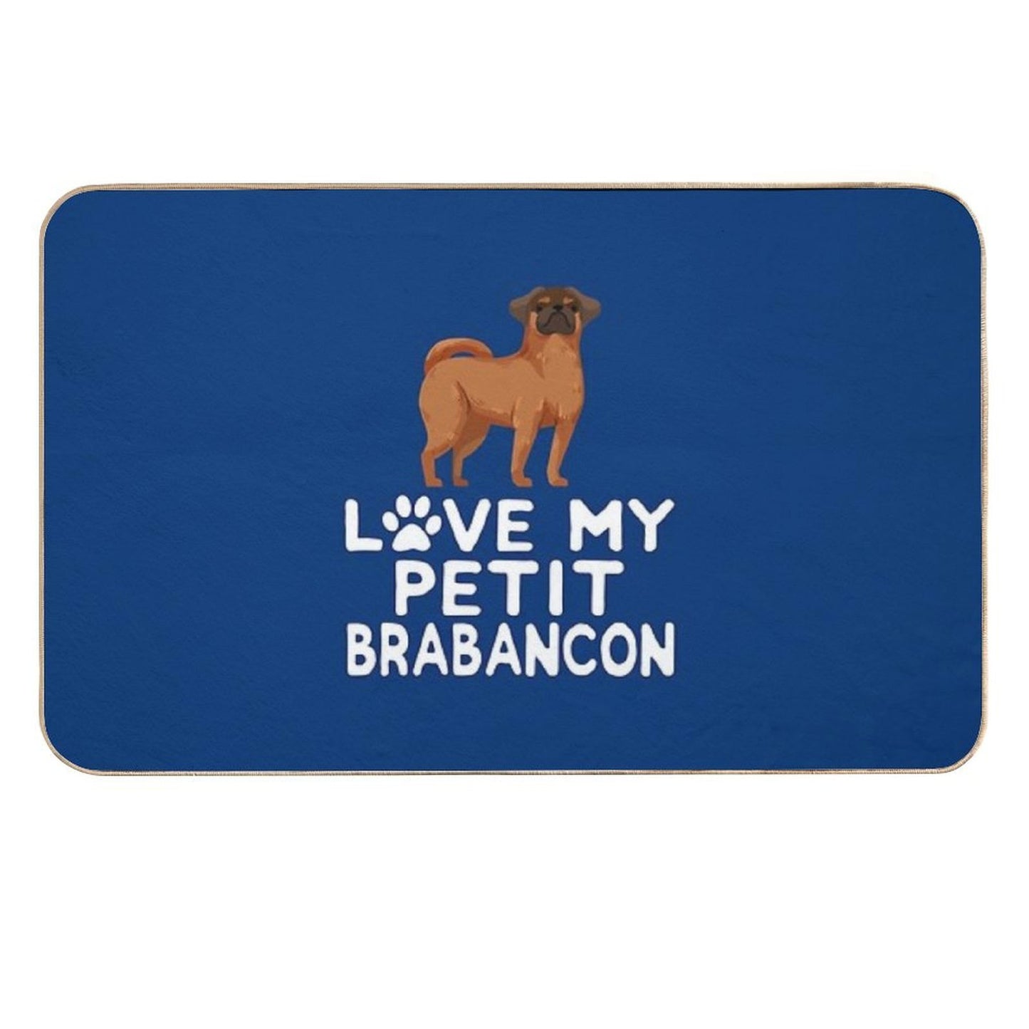 Love My Petit Brabancon Eco-Friendly Bath Mat
