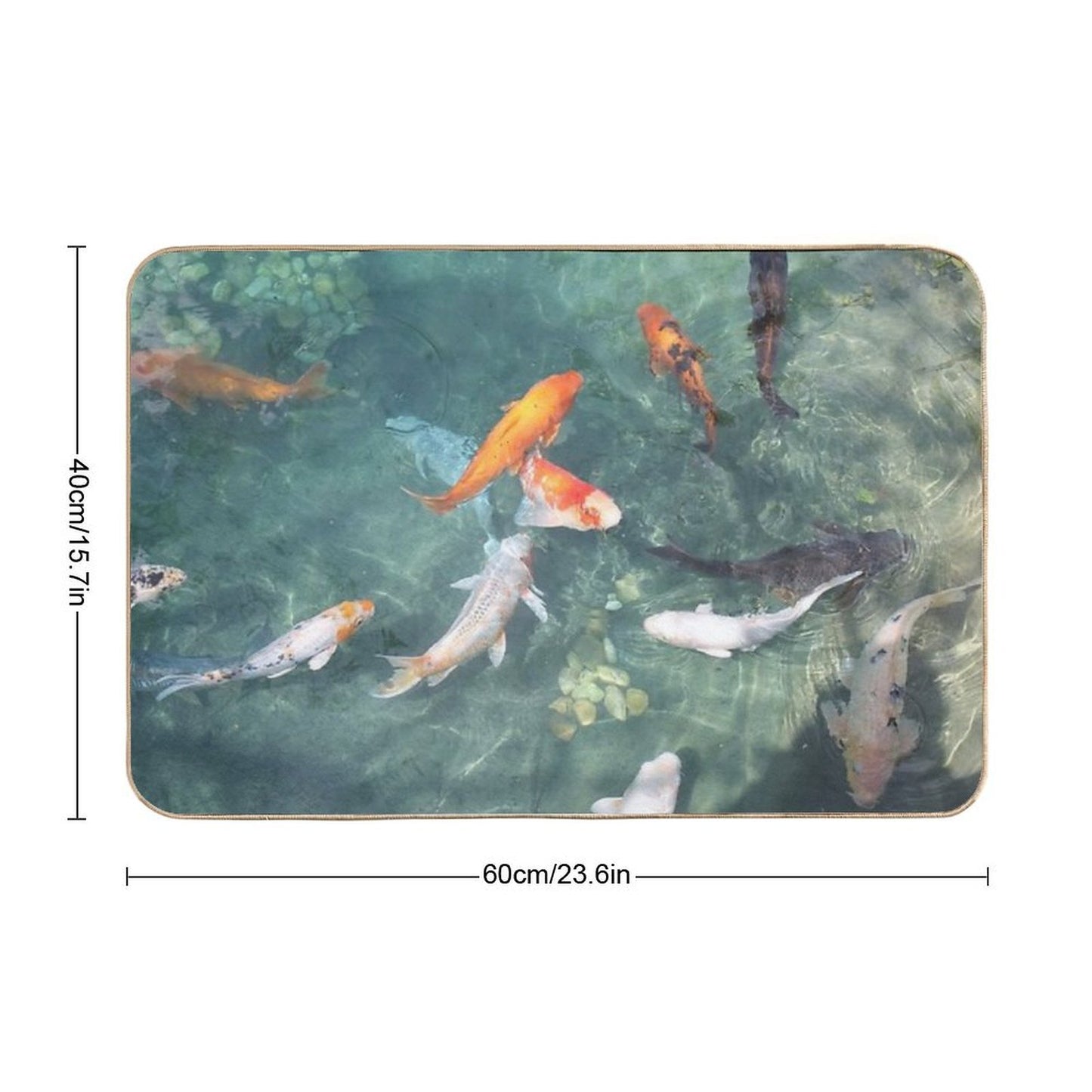 KoiPond Easy To Clean Bath Mat