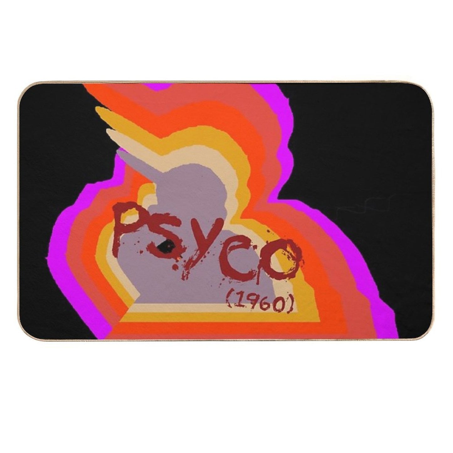 Alfred Hitchcock Psyco Toxin-Free Bath Mat