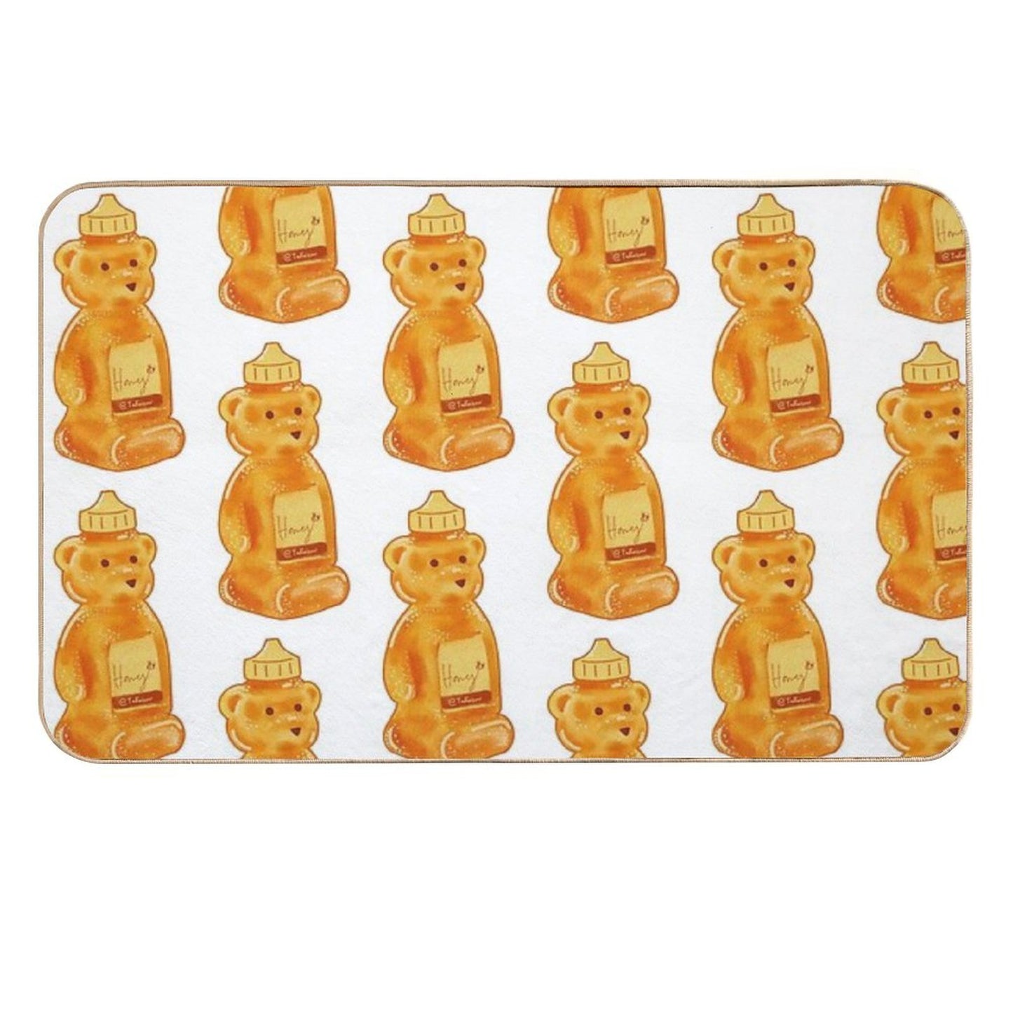 Honey Bear Odorless Bath Mat