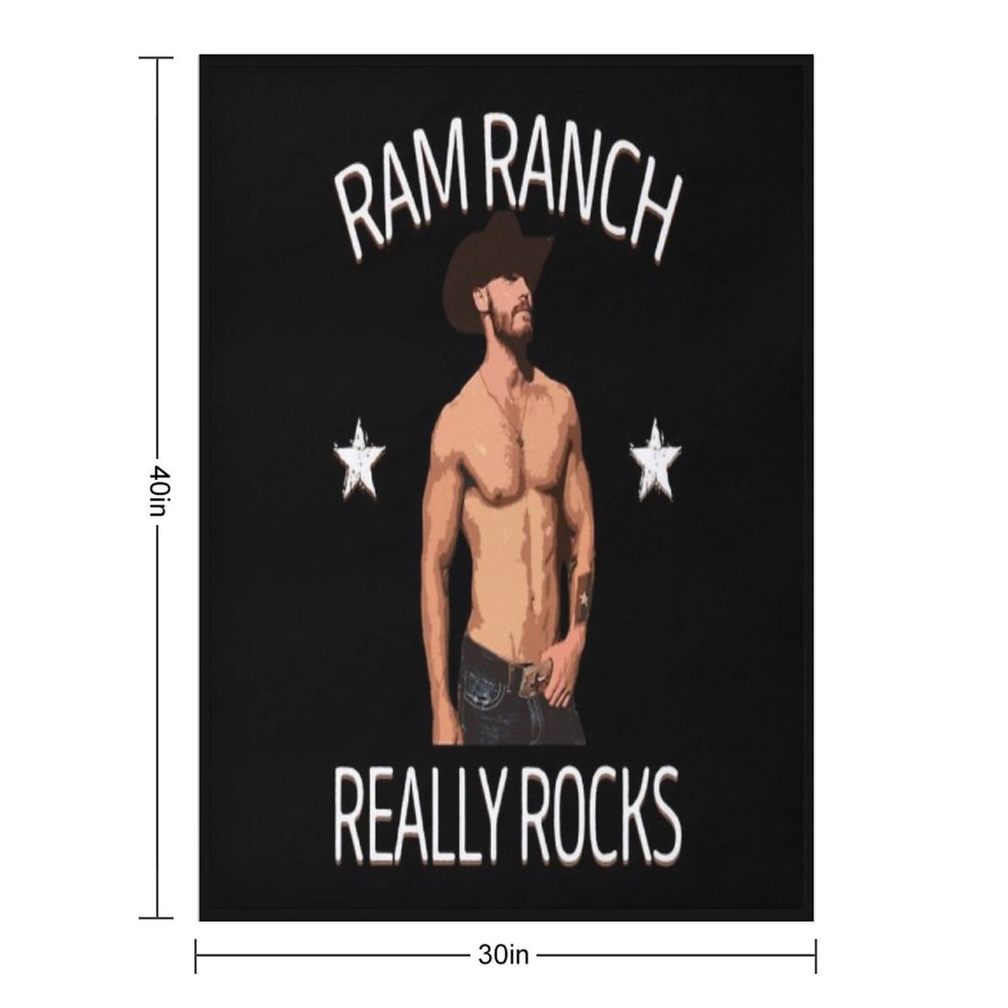 Ram Ranch T-ShirtRam Ranch Really Rocks Durable Throw Blanket