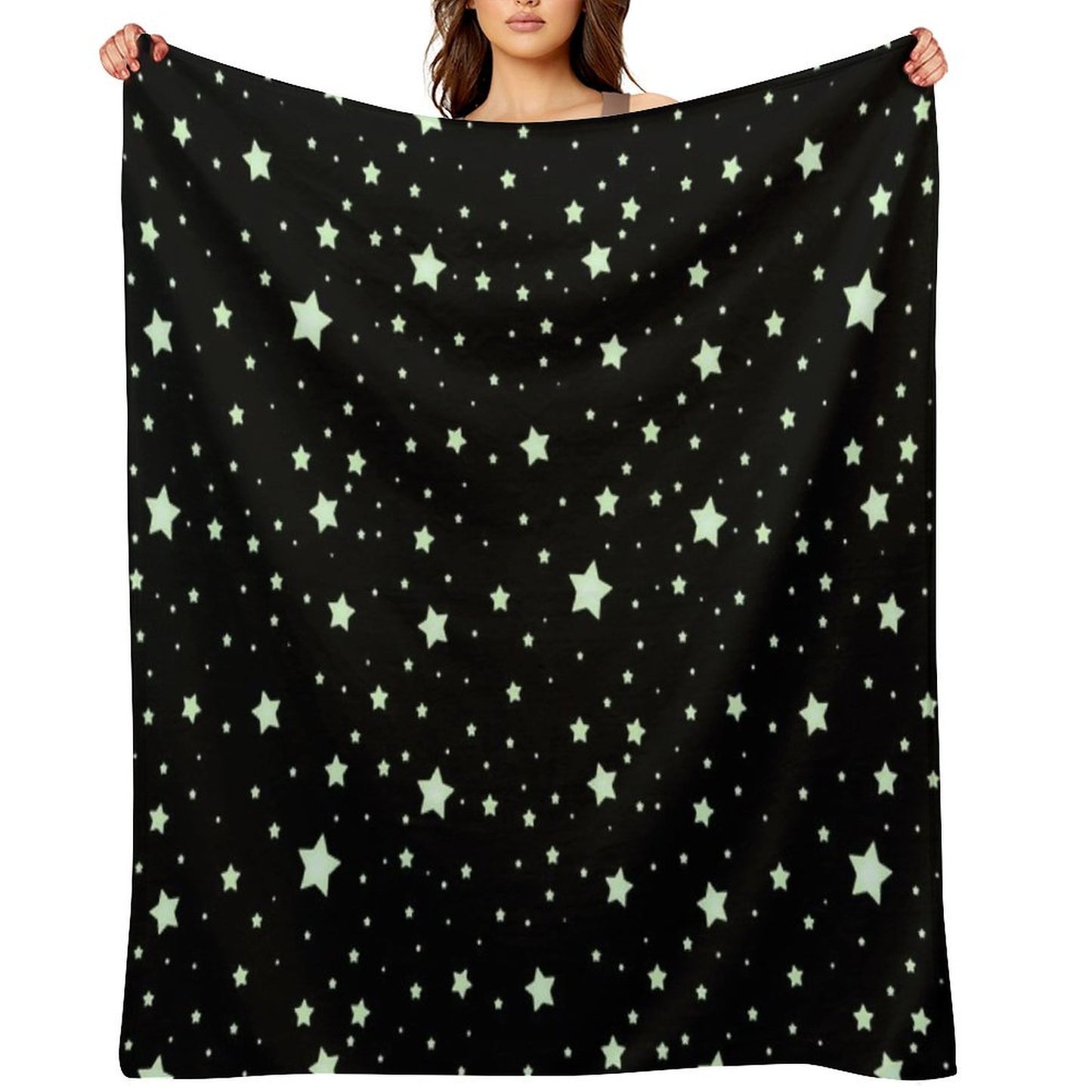 Glow Stars Machine-washable Throw Blanket