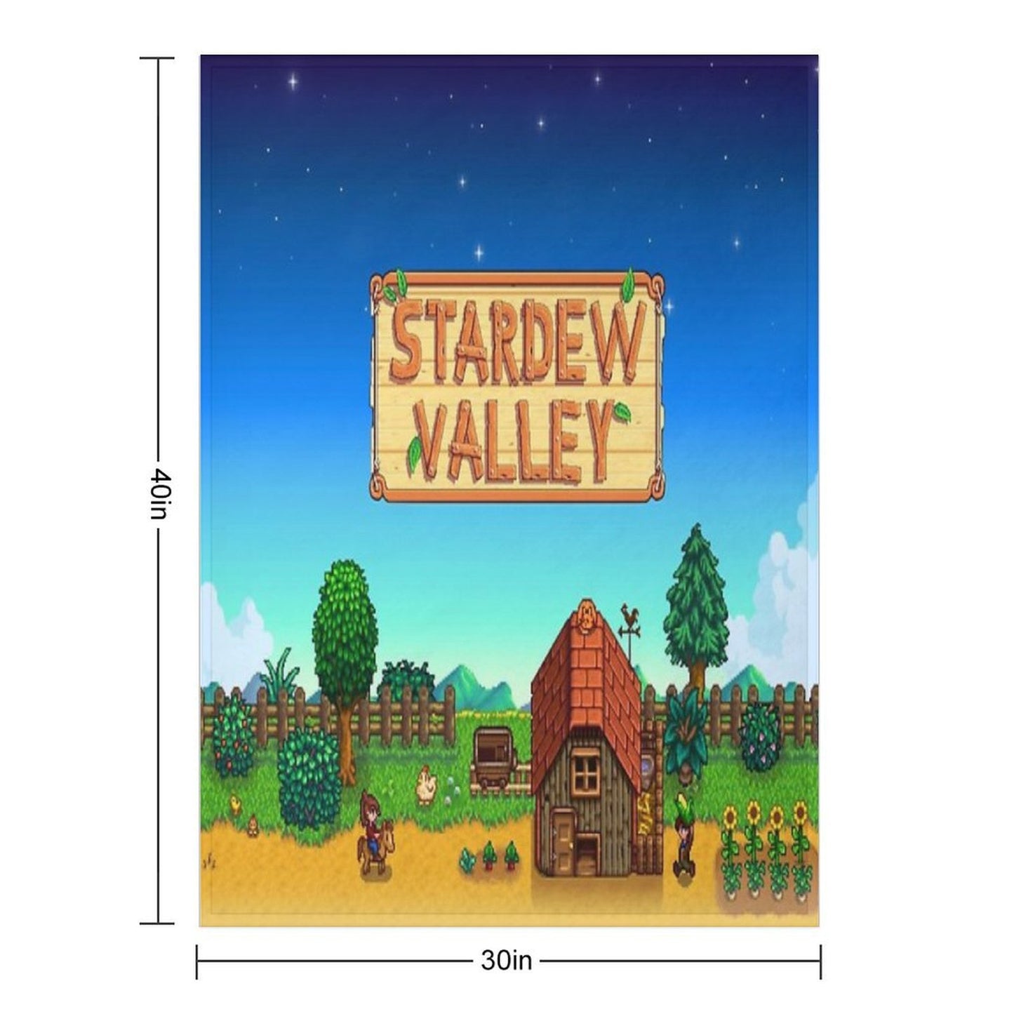 Stardew Valley Durable Throw Blanket