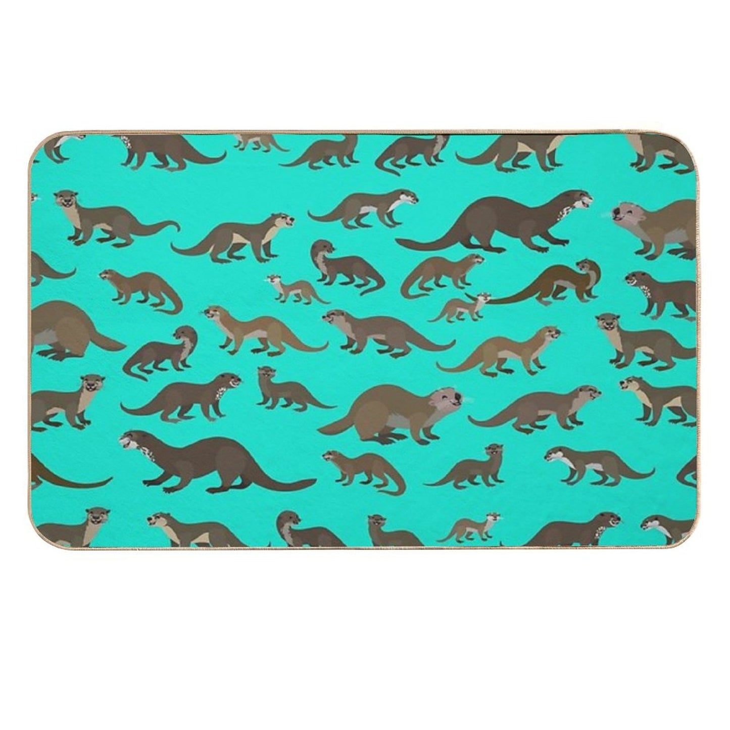 Know Your Otters Easy To Clean Bath Mat