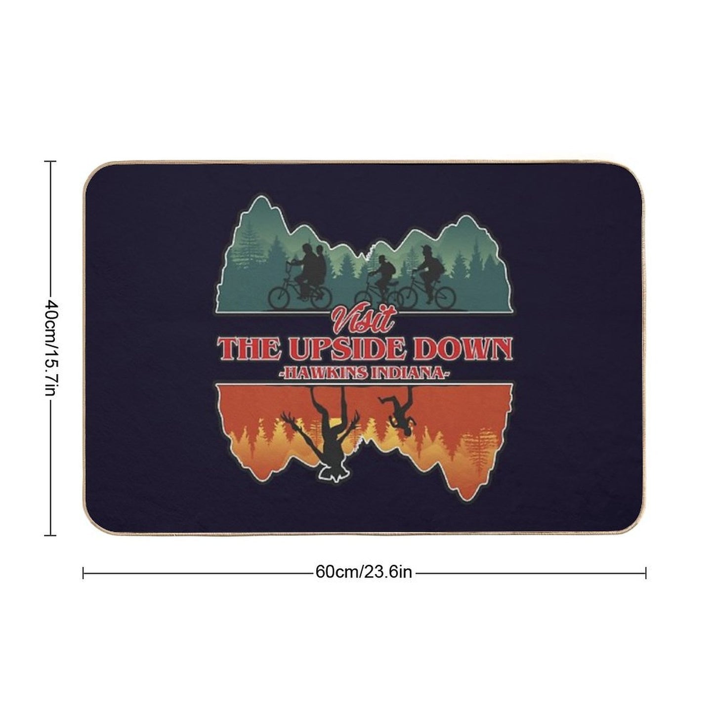 Stranger Things The Upside Down Eco-Friendly Bath Mat