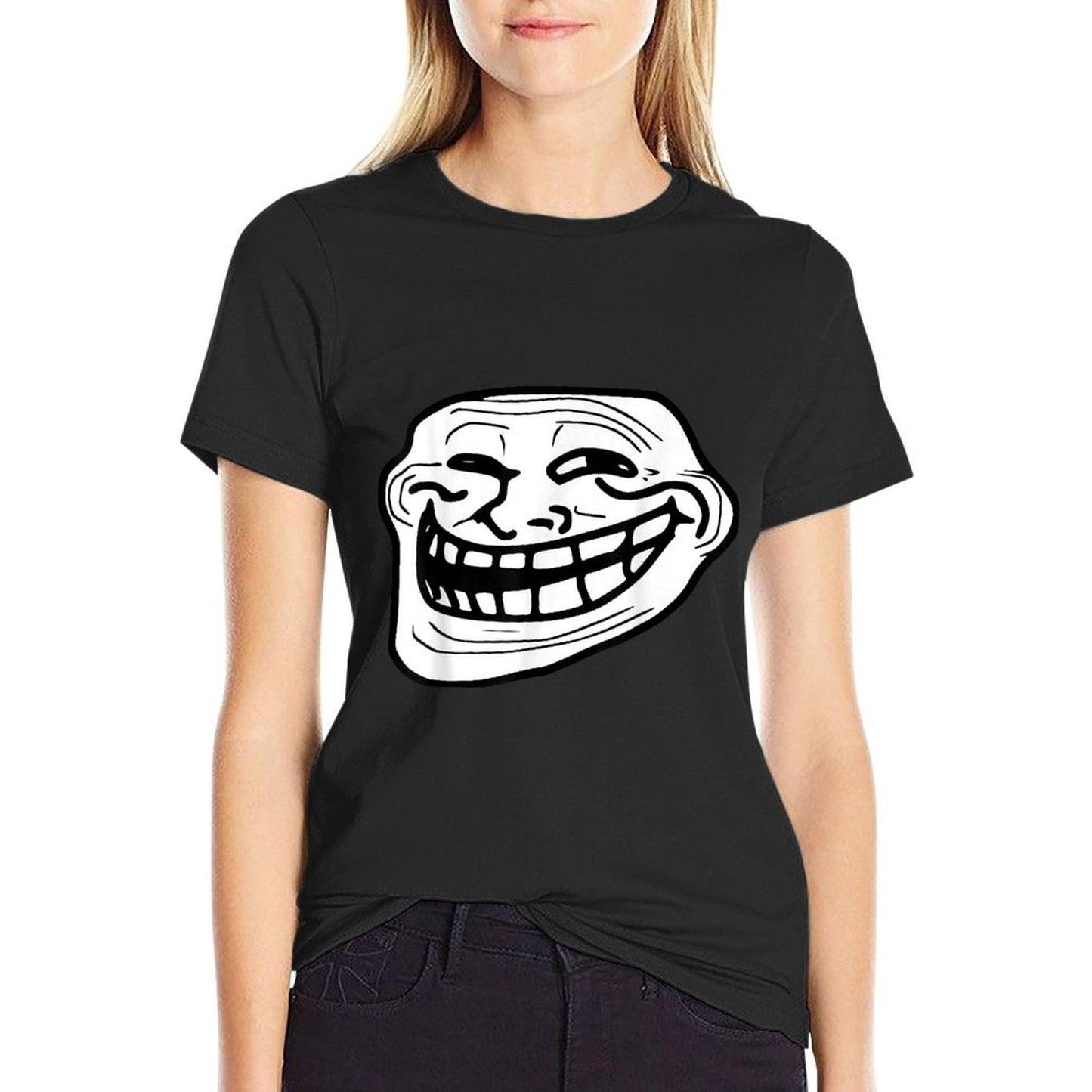 Troll Face Meme Funny Dank Meme Troll Face Breathable T-Shirt