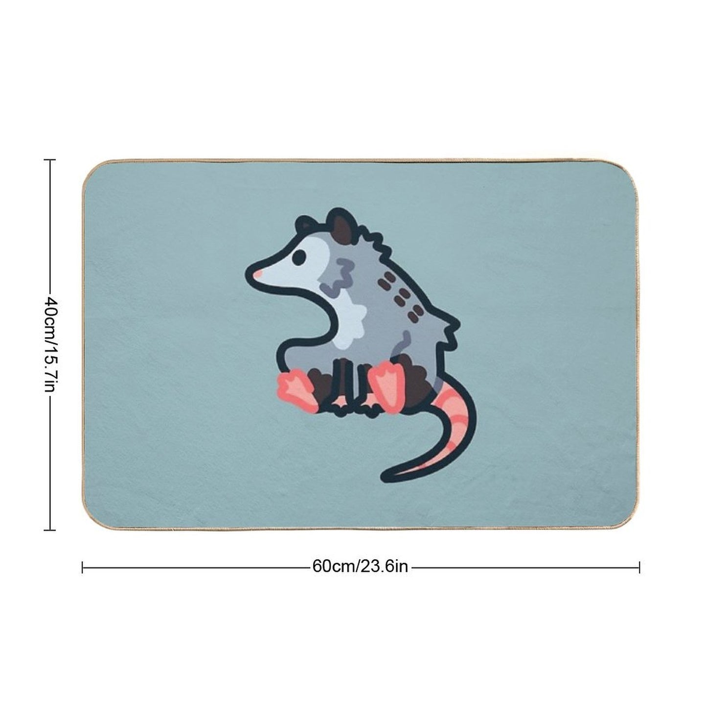 Possum Fella Toxin-Free Bath Mat
