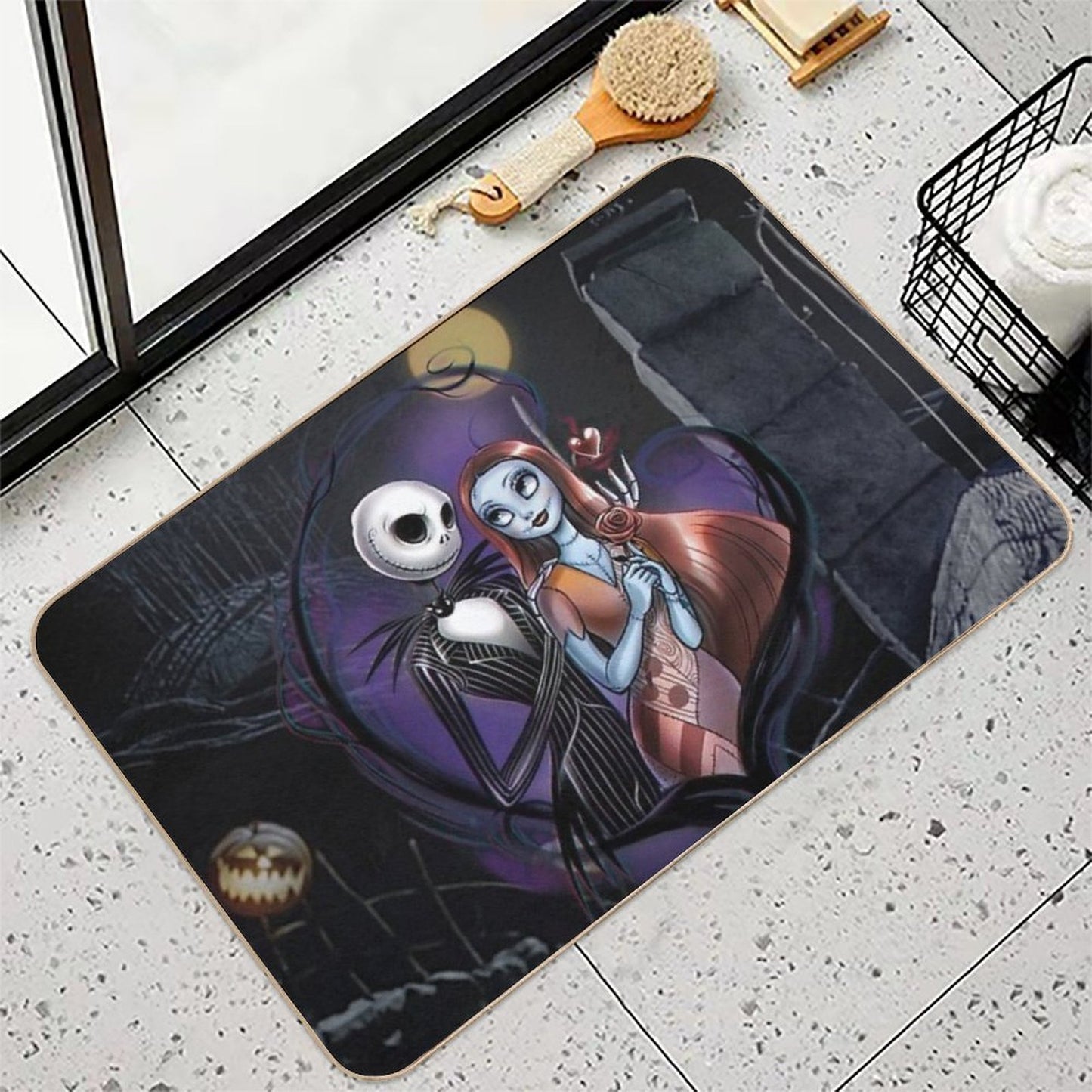 Nightmare Before Christmas  Slip-Resistant Bath Mat