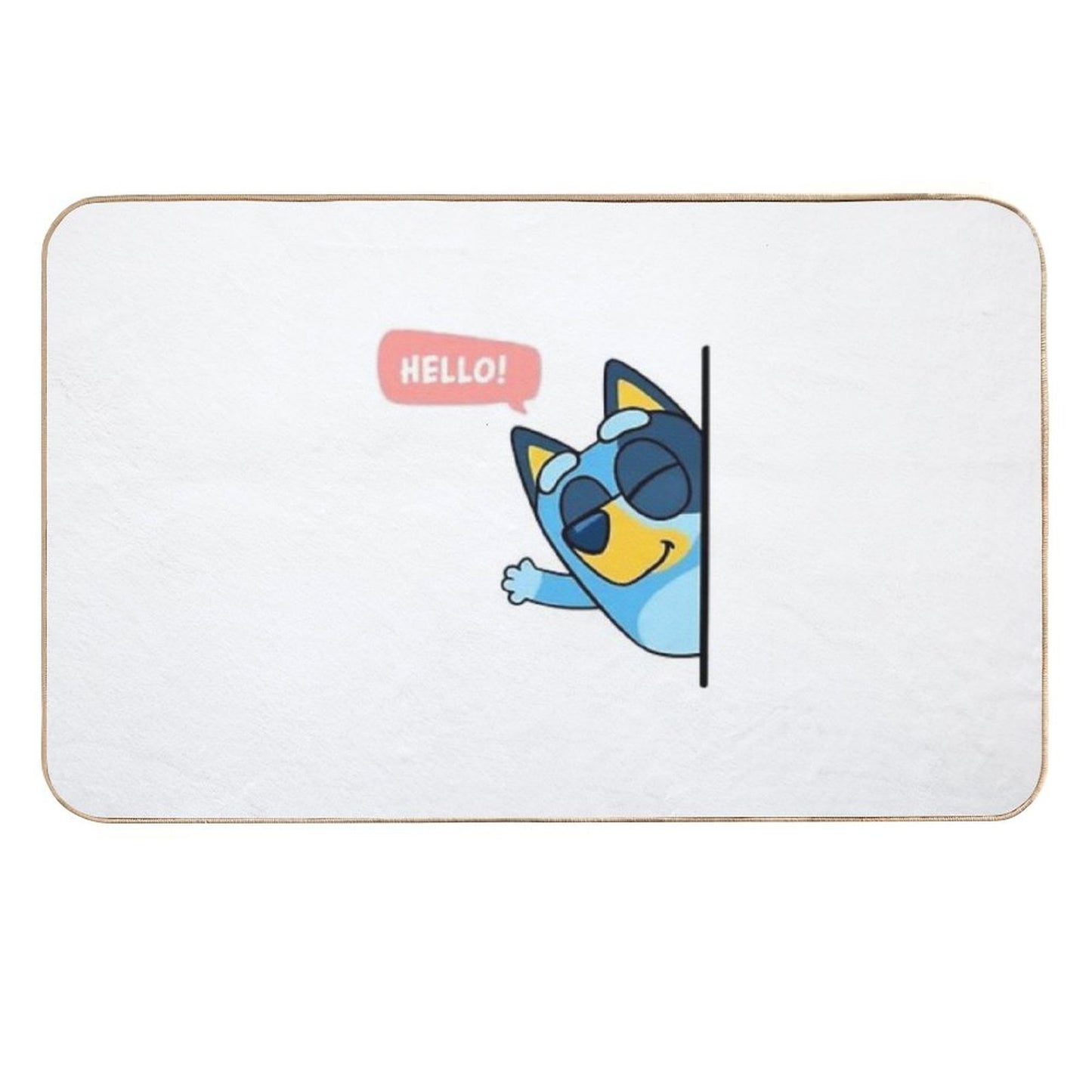 Hello Bluey Pet-Safe Bath Mat