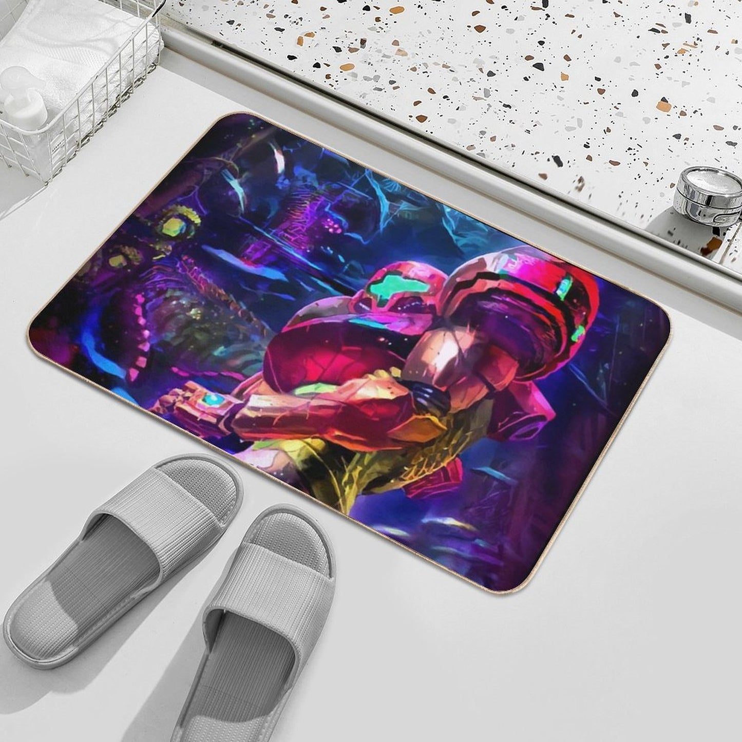 Samus Aran Metroid Long-Lasting Bath Mat