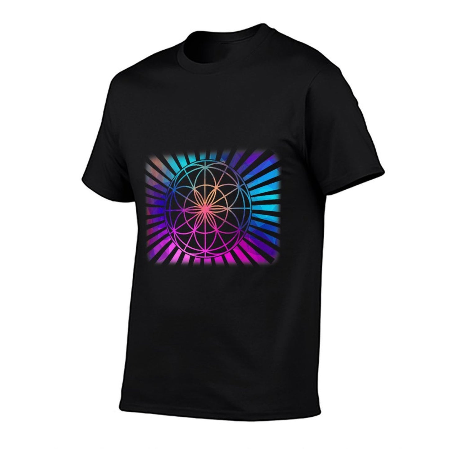 Sacred Geometry Geometric Flower Of Life  Vintage-inspired T-Shirt