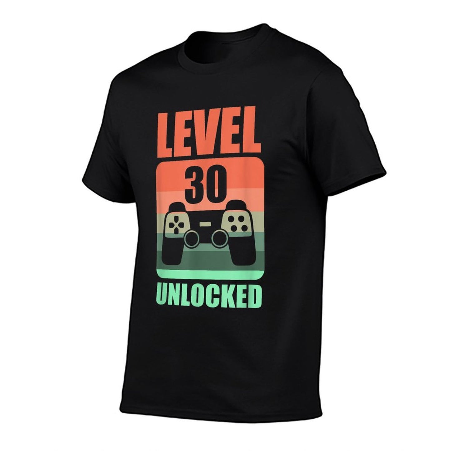 Vintage Level 30 Unlocked Video Gamer 30th Birthday Gift Breathable T-Shirt