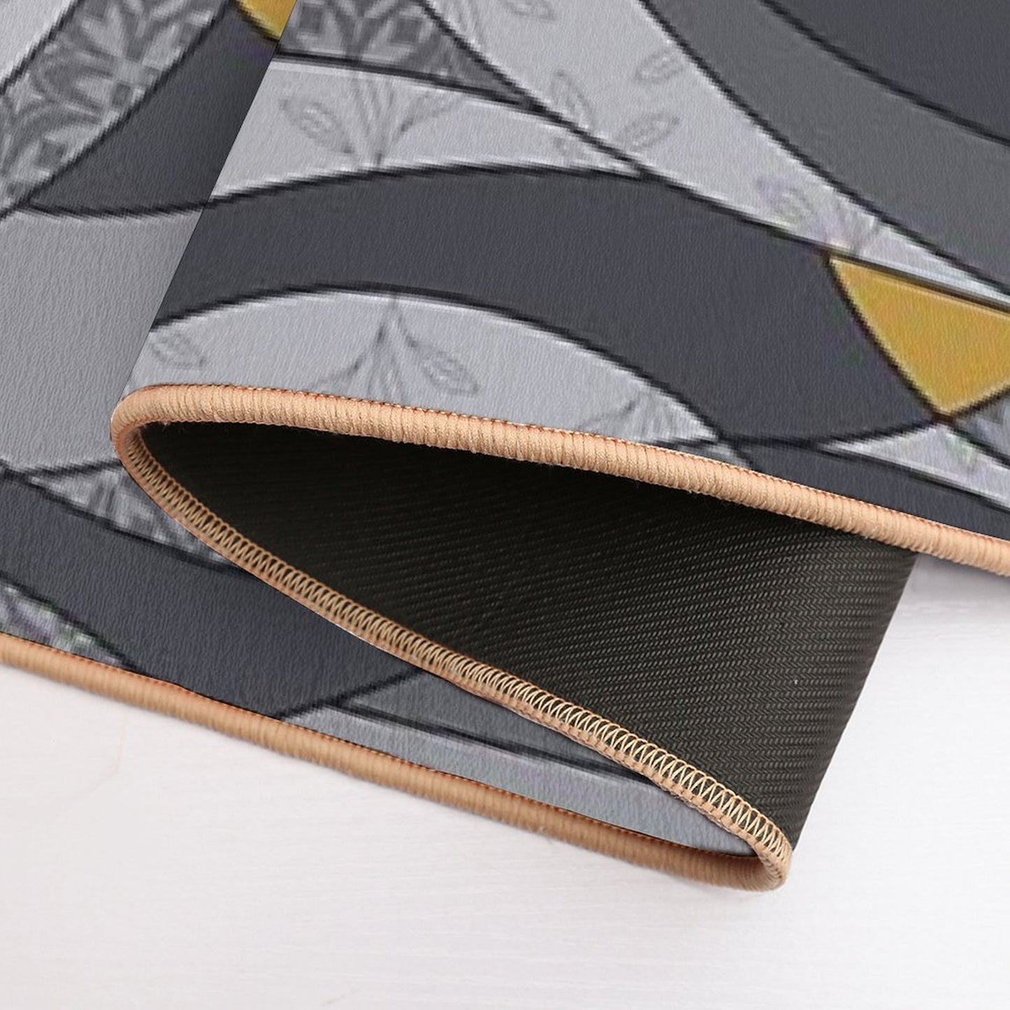 Industrial Spirals – Engineered Flow Meets Urban Art Absorbent Bath Mat
