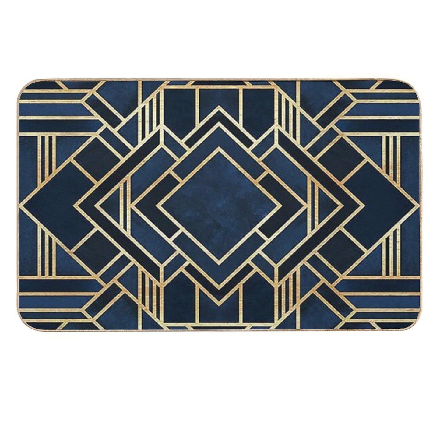 Art Deco Pet-Safe Bath Mat
