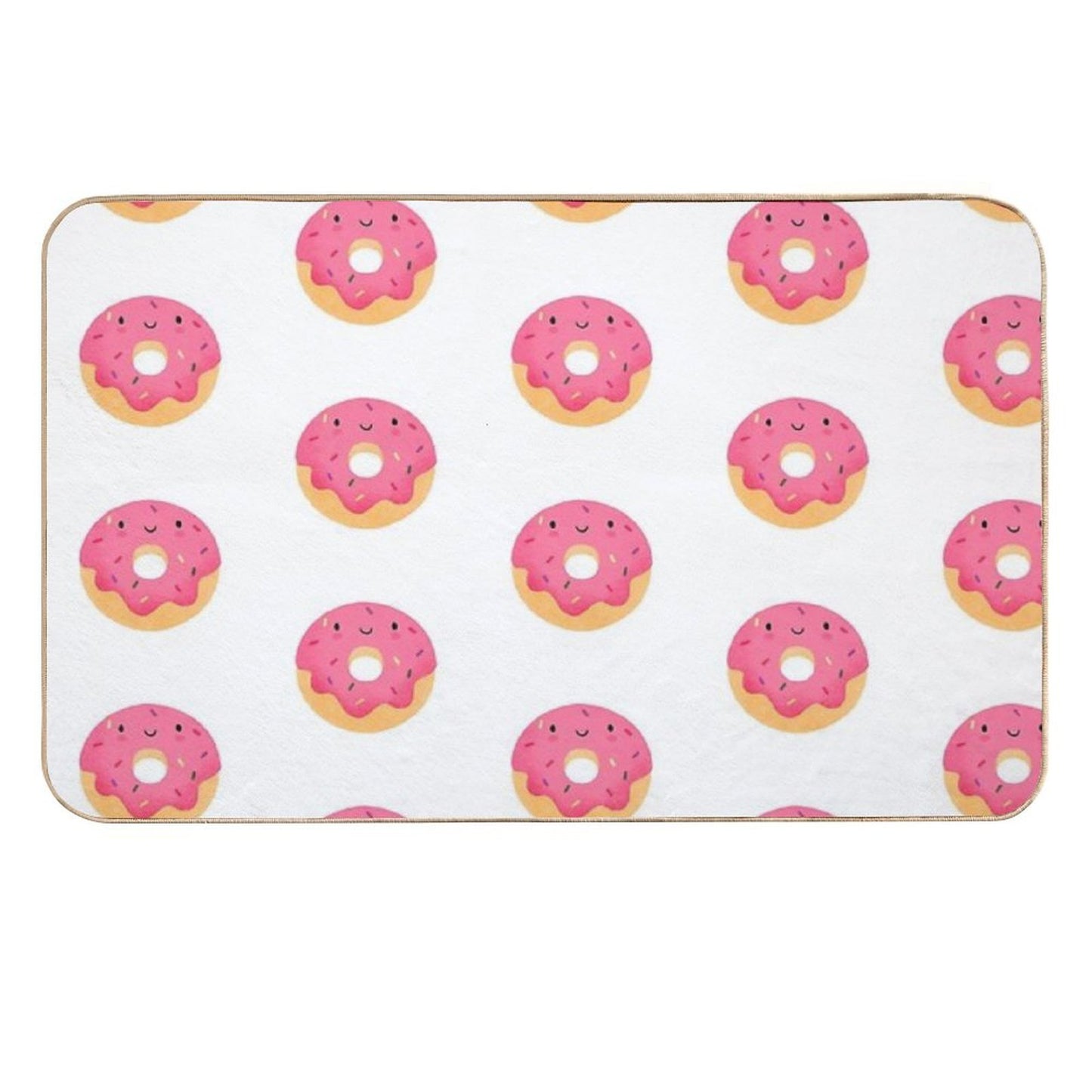 Happy Donut Rapid-Drying Bath Mat